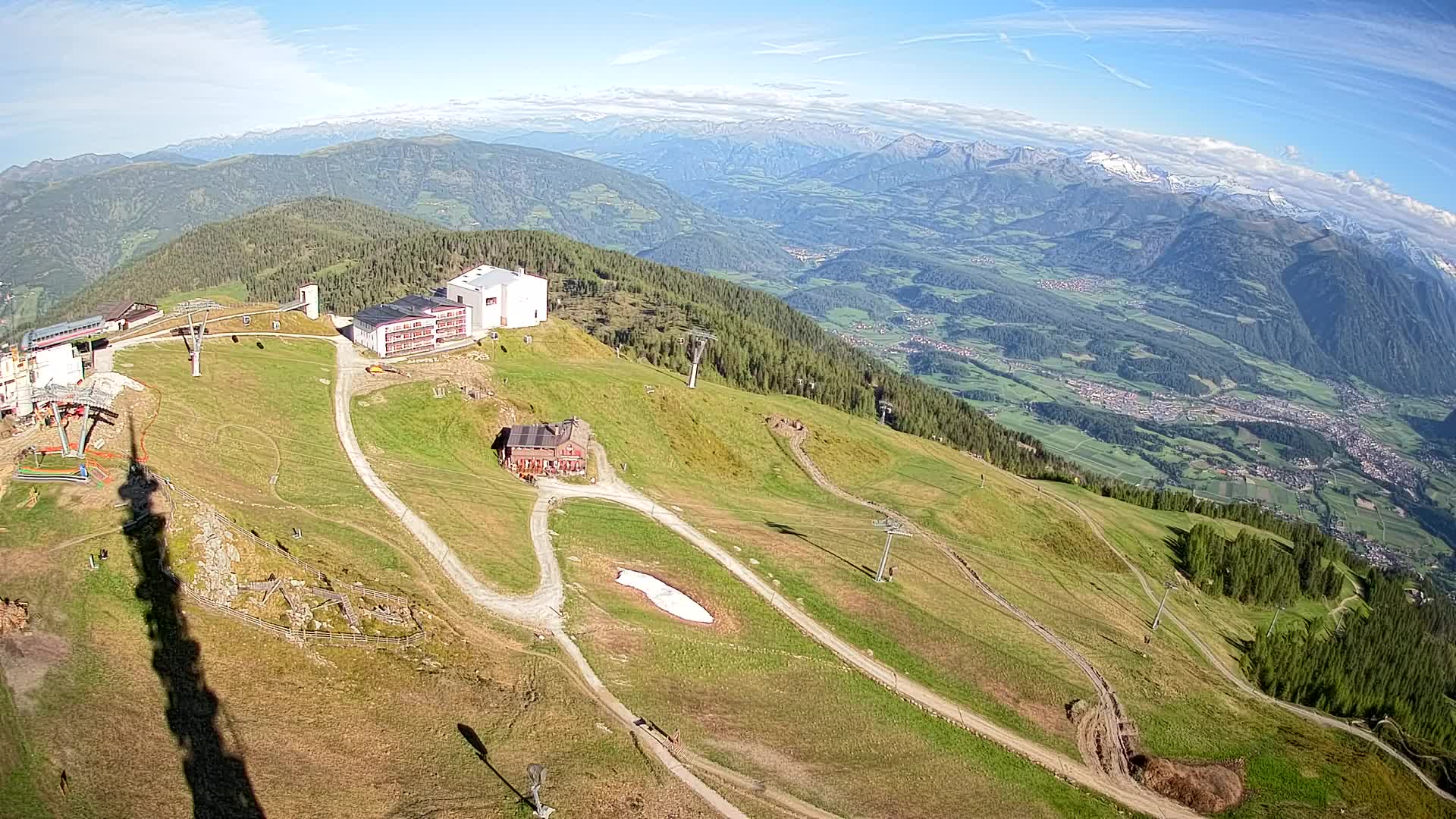 Stazione sciistica di Plan de Corones | vista su Brunico