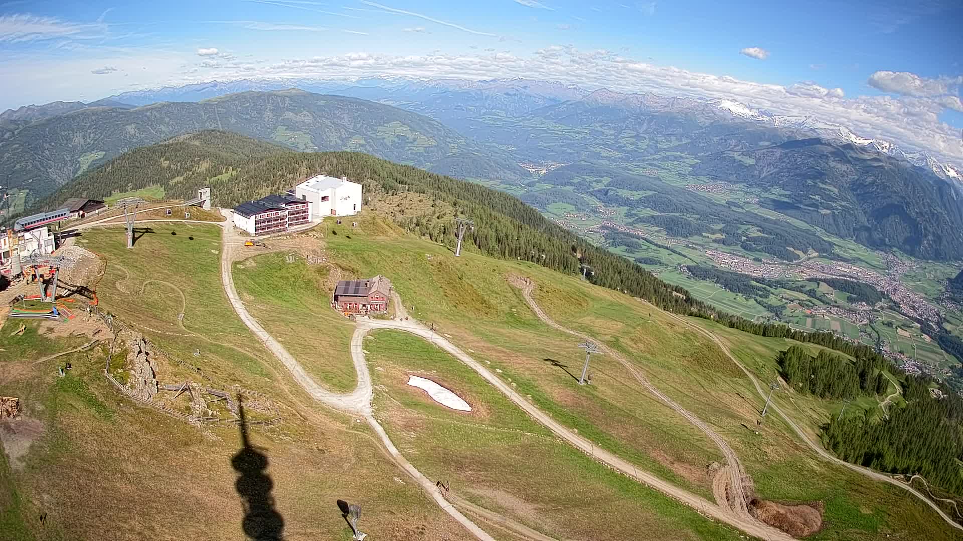 Kronplatz peak Ski resort | view to Bruneck