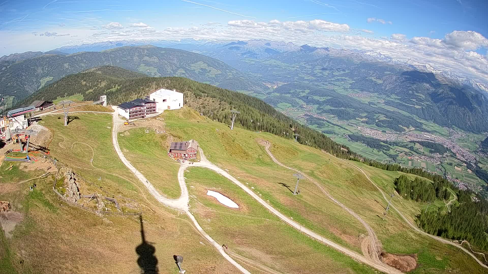 Stazione sciistica di Plan de Corones | vista su Brunico