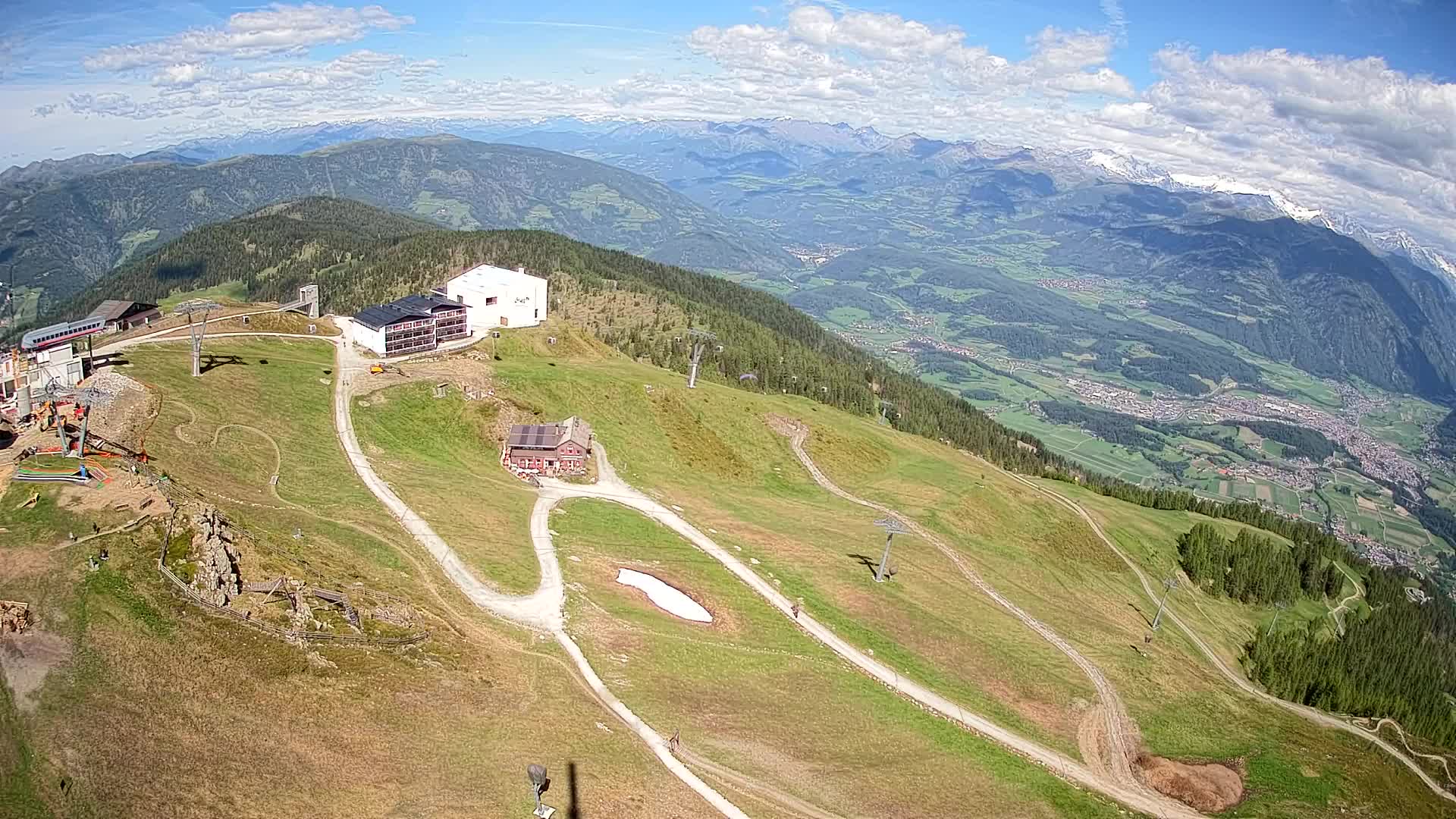 Kronplatz peak Ski resort | view to Bruneck