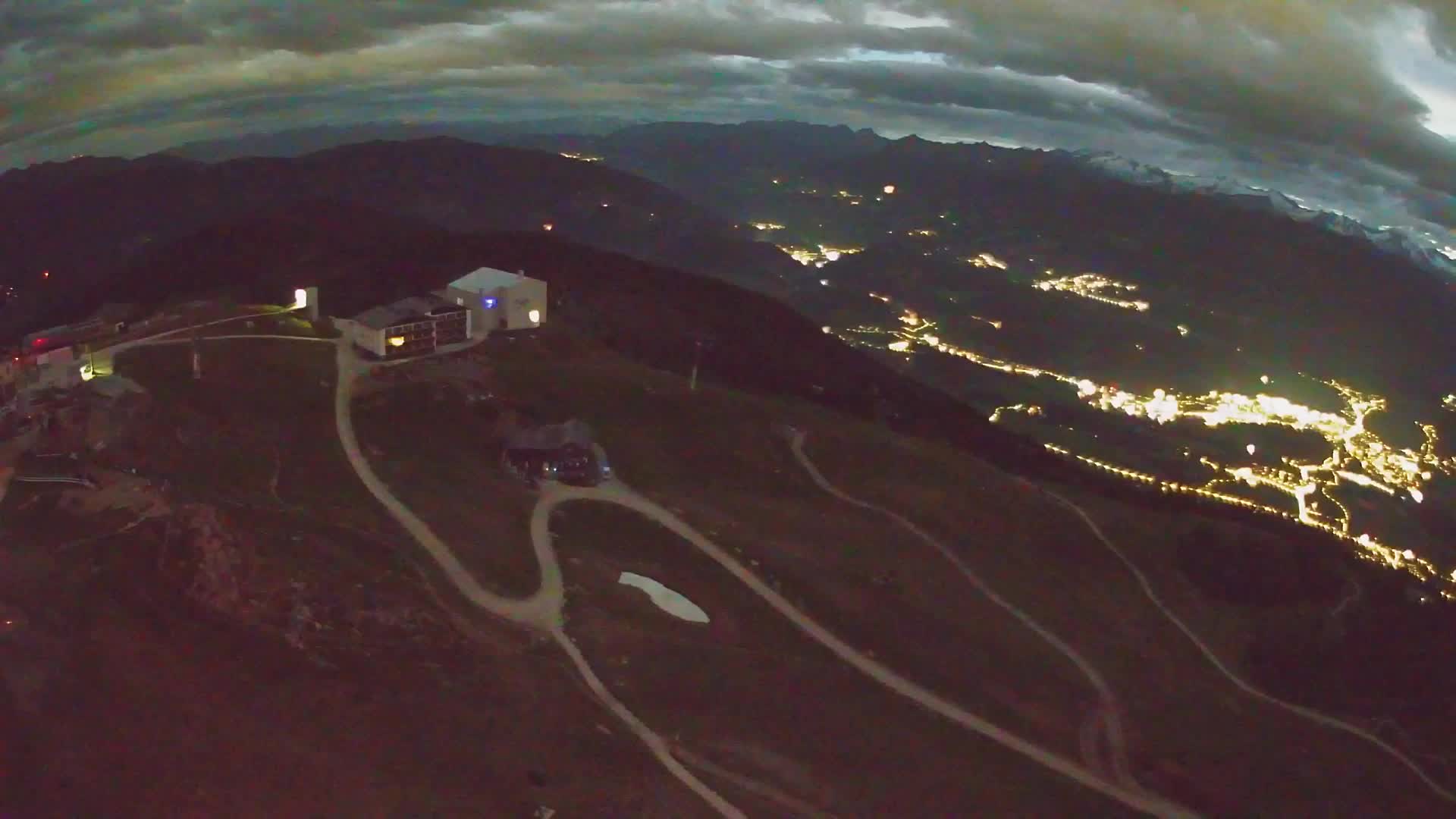 Kronplatz peak Ski resort | view to Bruneck