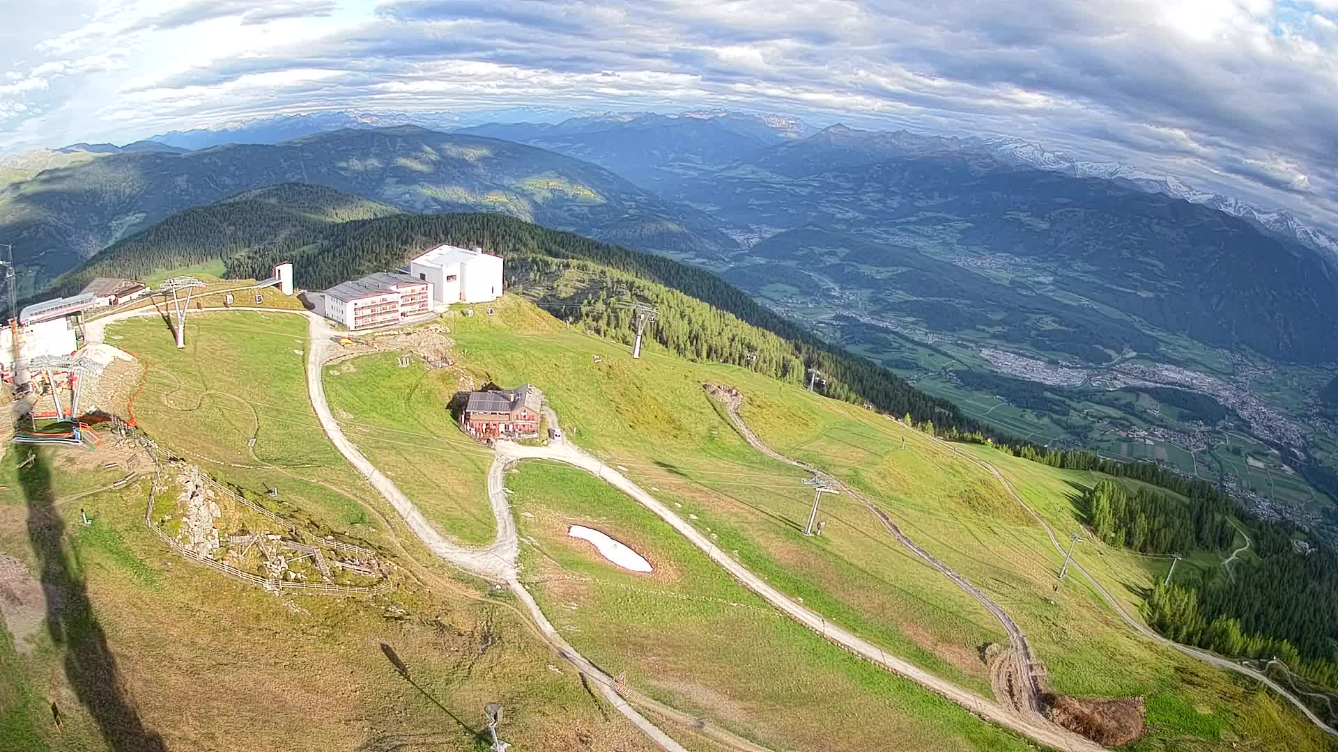 Smučišče Kronplatz – vrh | pogled na Bruneck
