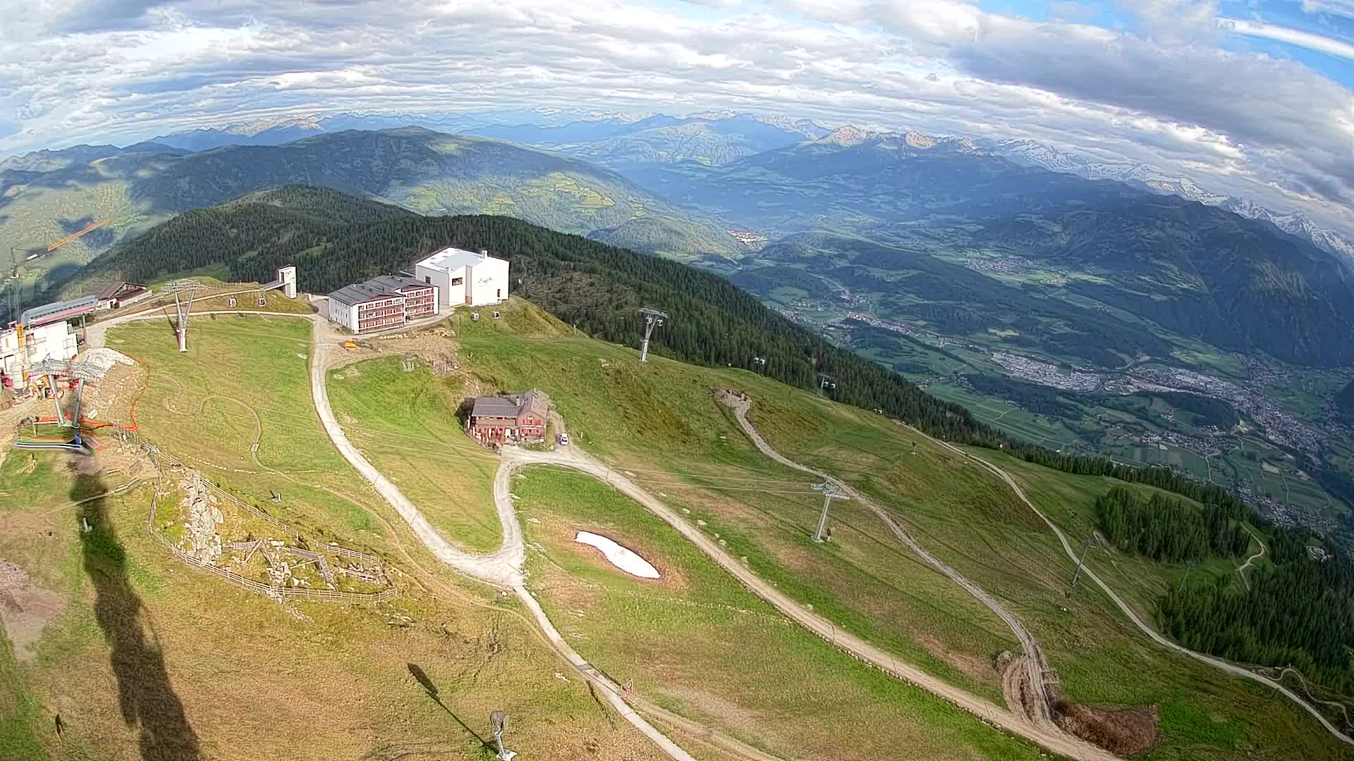 Smučišče Kronplatz – vrh | pogled na Bruneck