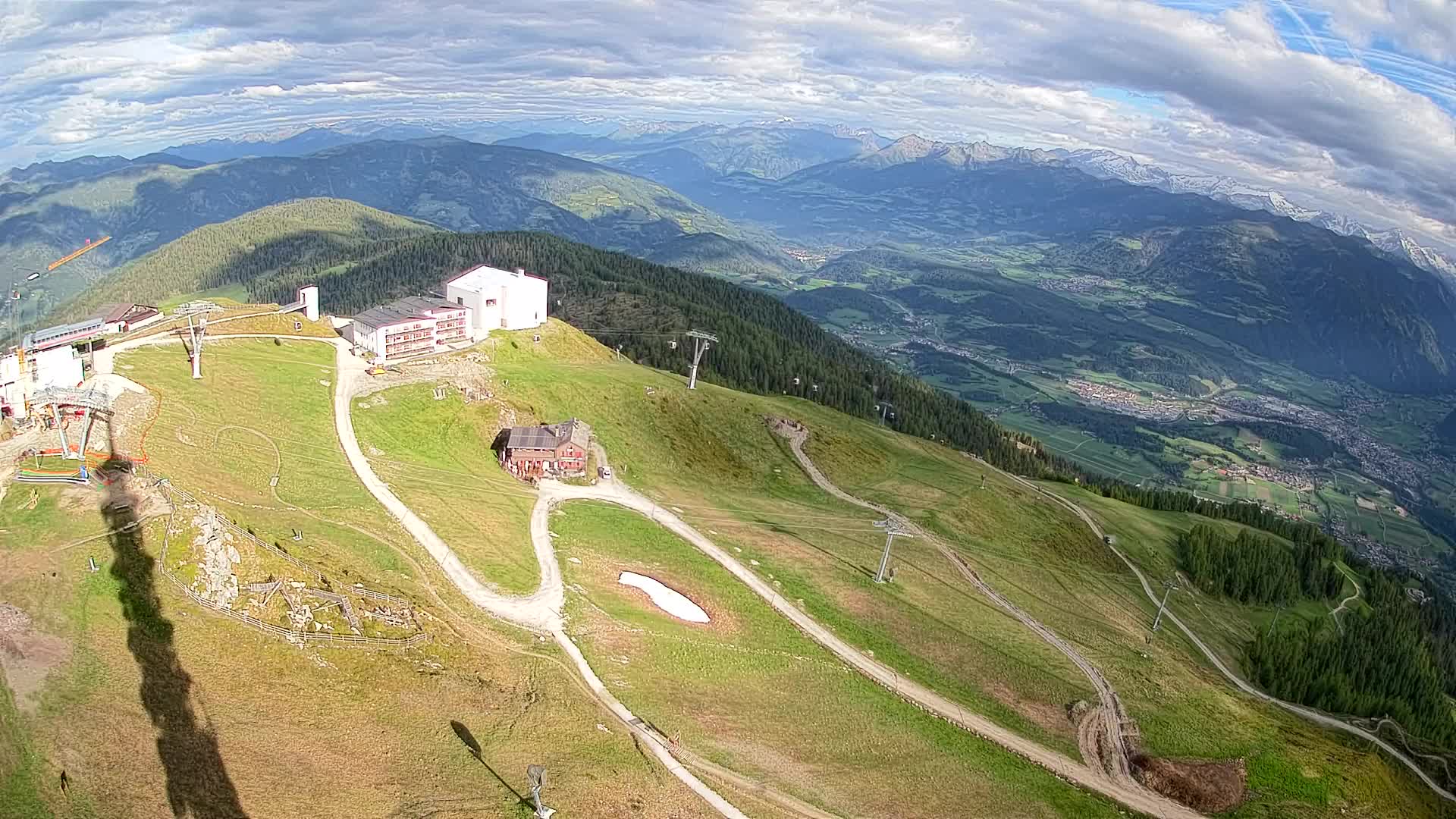 Stazione sciistica di Plan de Corones | vista su Brunico