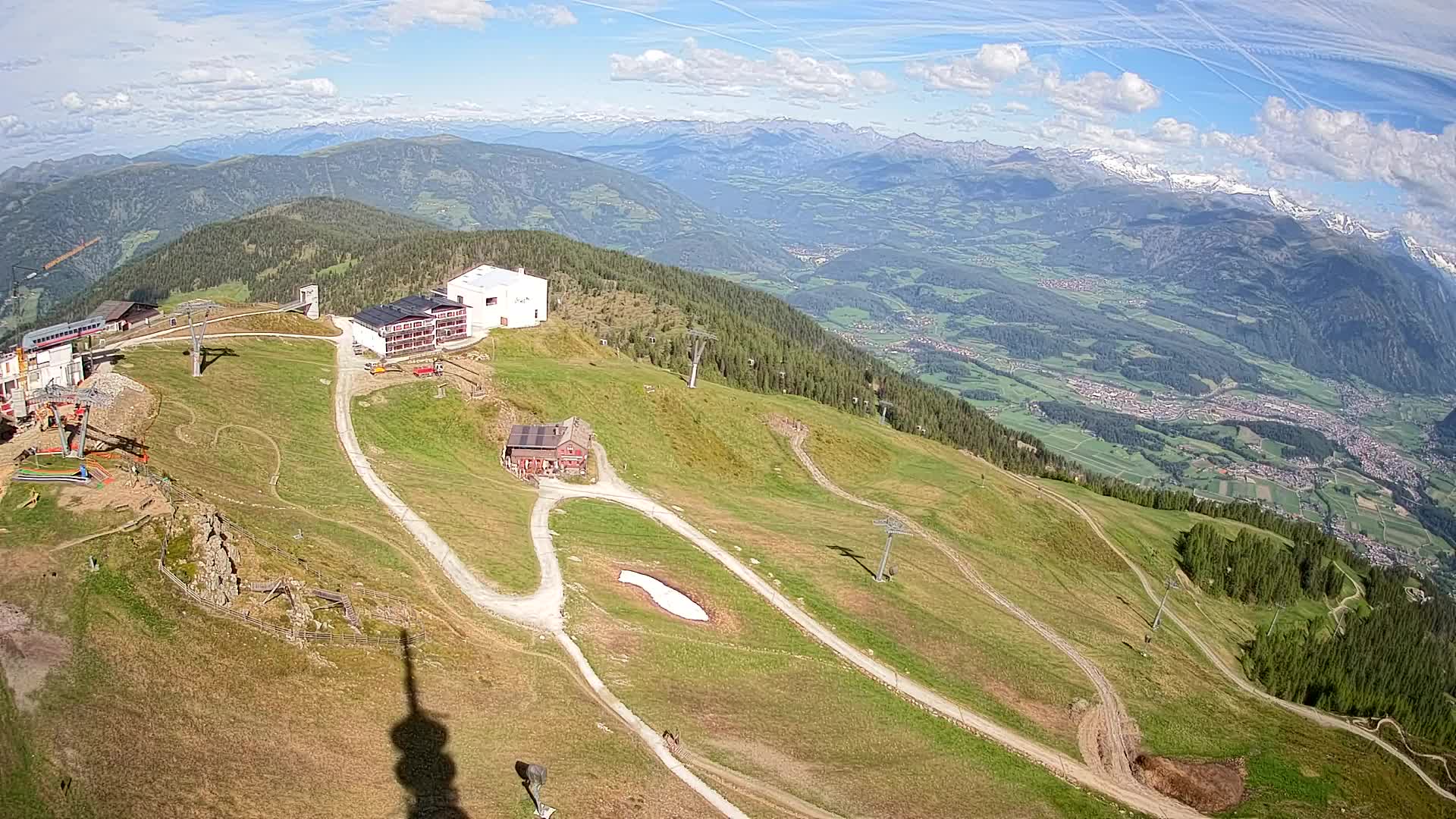 Stazione sciistica di Plan de Corones | vista su Brunico