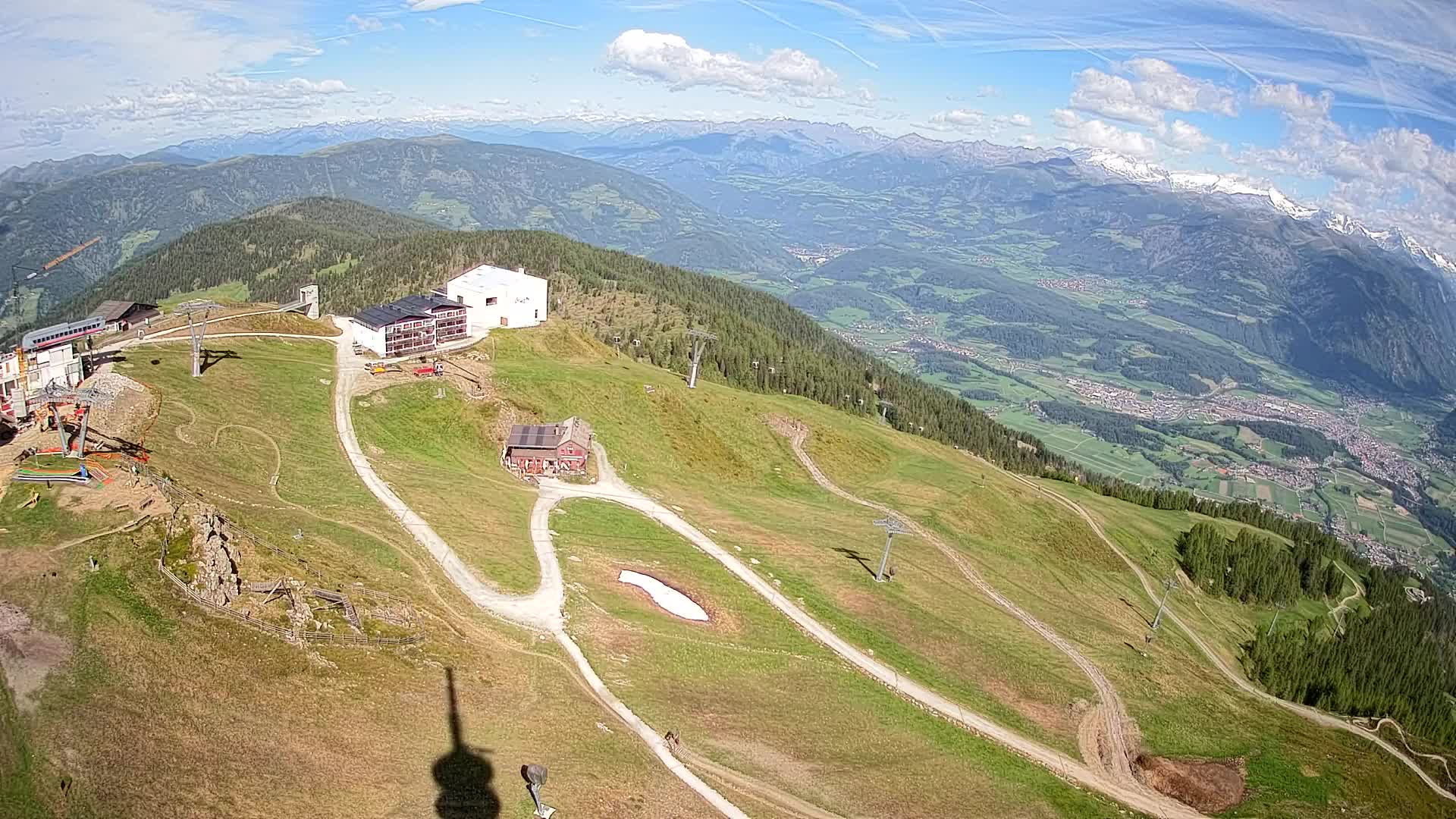 Skigebiet Kronplatz Gipfel | Blick auf Bruneck