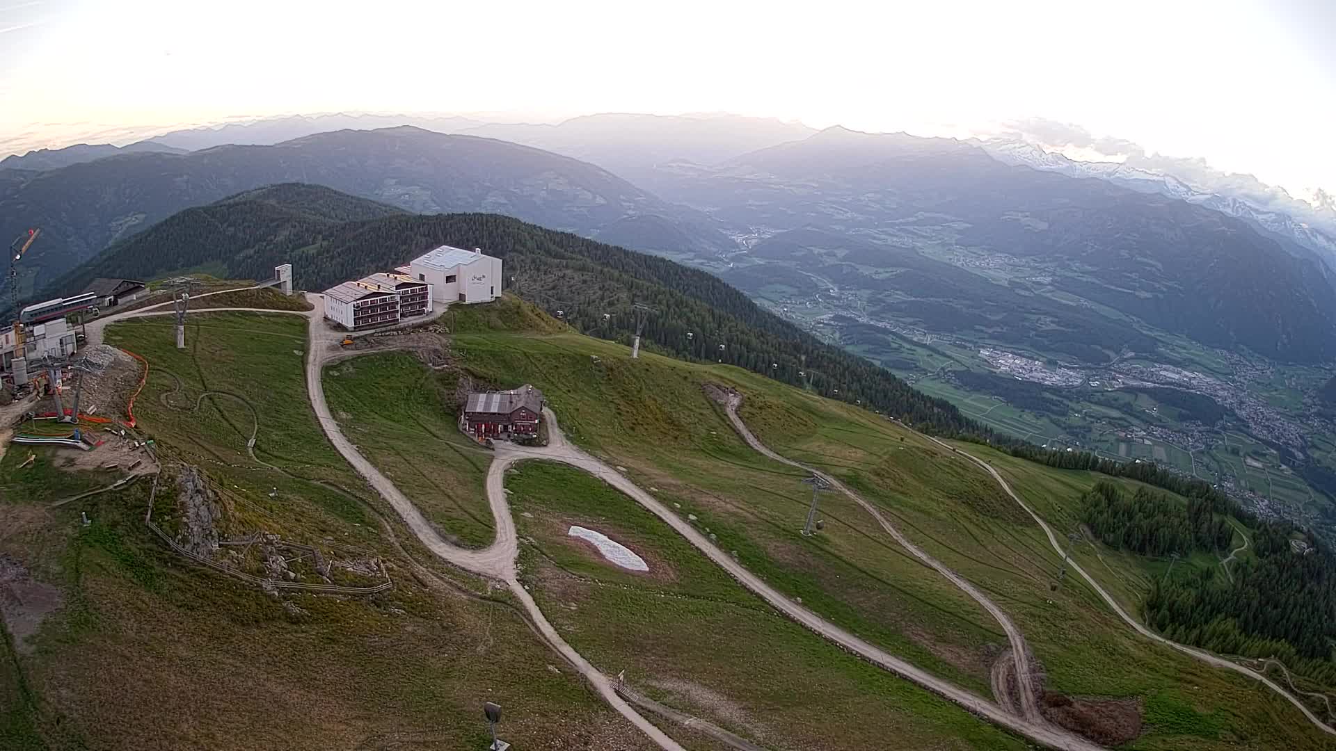 Kronplatz peak Ski resort | view to Bruneck