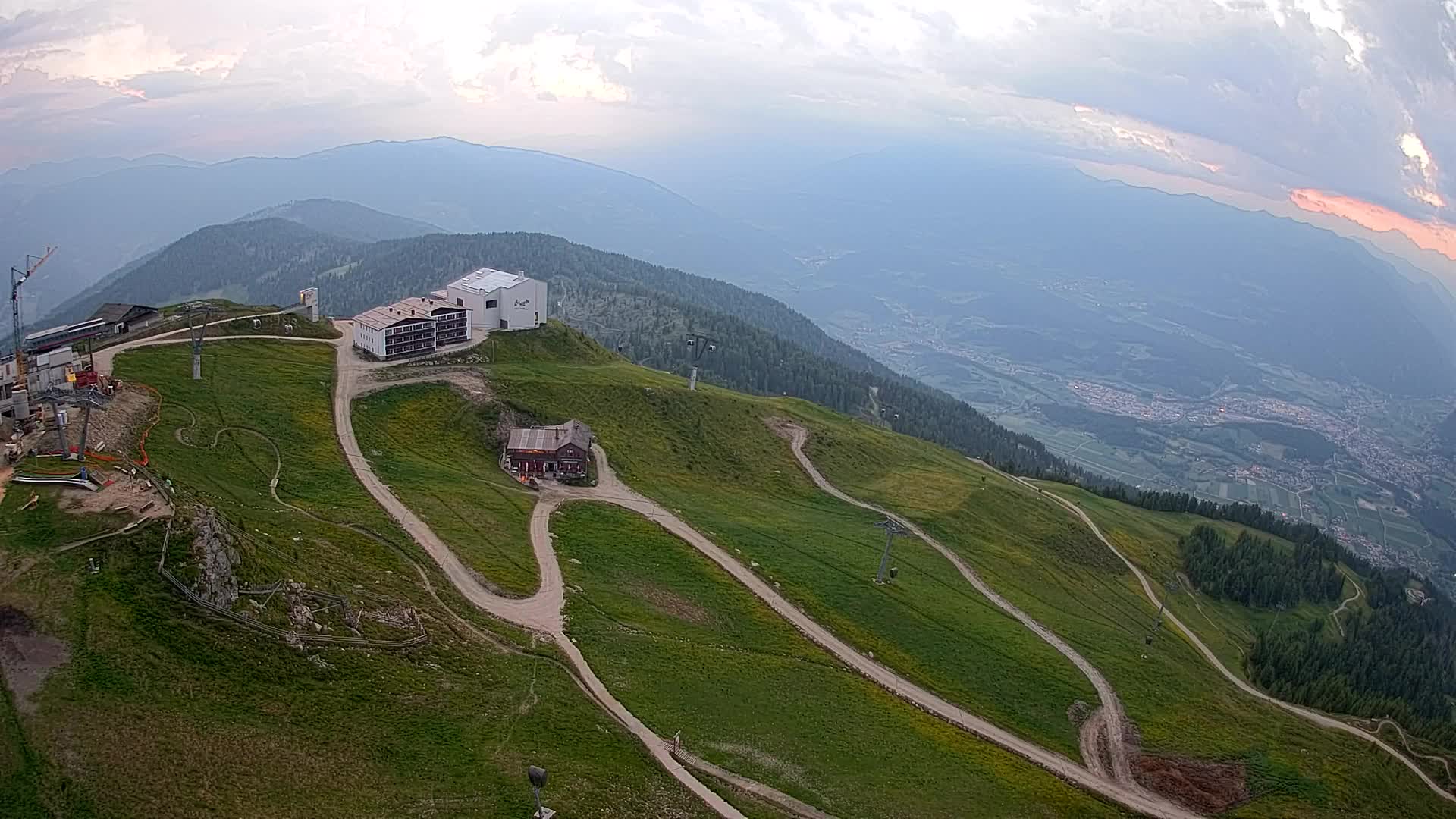 Smučišče Kronplatz – vrh | pogled na Bruneck