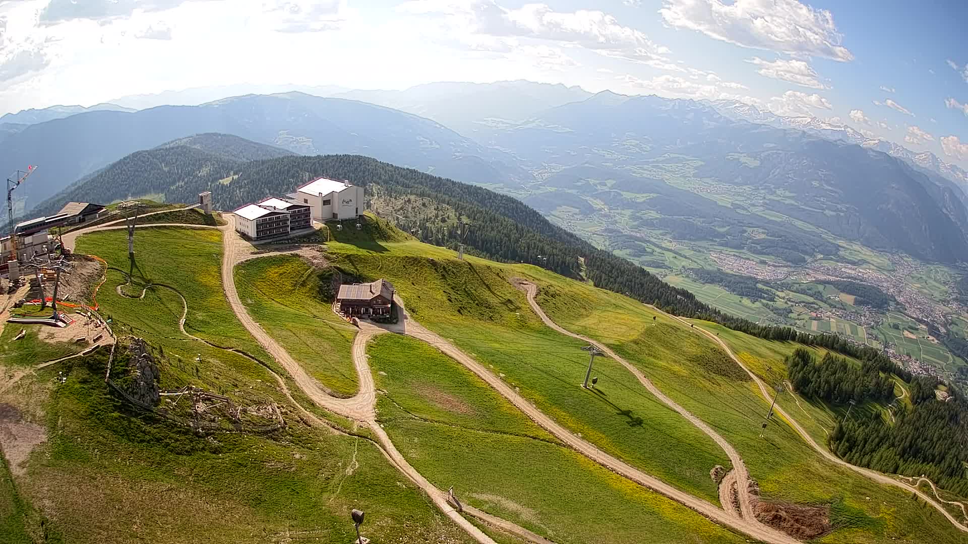 Smučišče Kronplatz – vrh | pogled na Bruneck