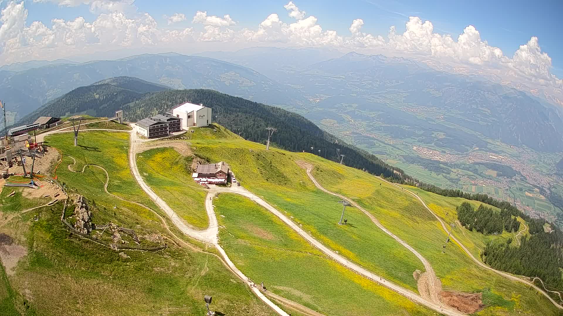 Smučišče Kronplatz – vrh | pogled na Bruneck