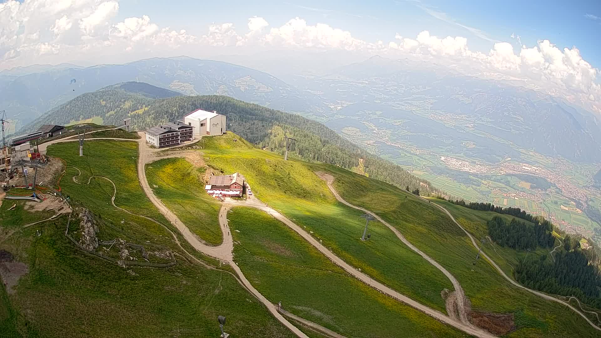 Smučišče Kronplatz – vrh | pogled na Bruneck