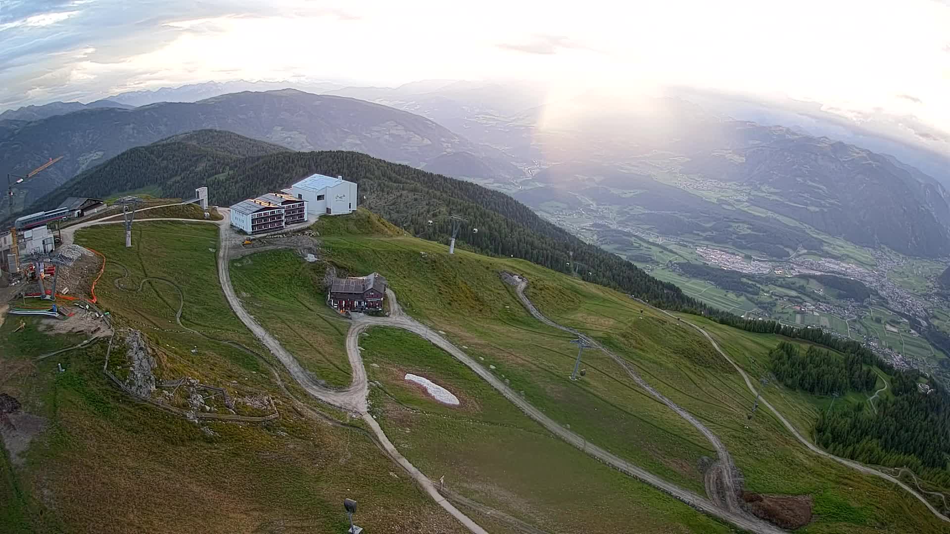 Kronplatz peak Ski resort | view to Bruneck