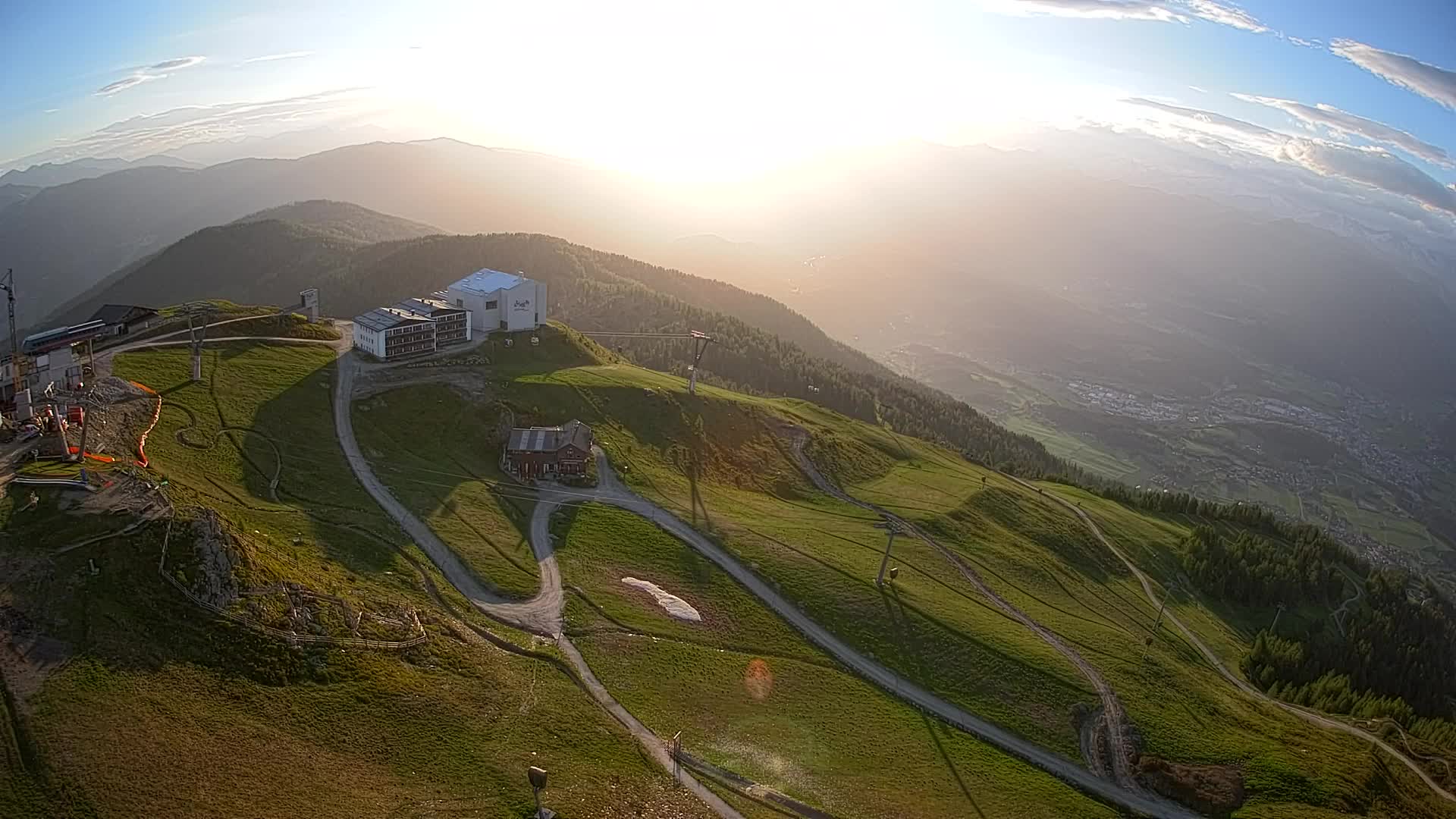 Kronplatz peak Ski resort | view to Bruneck
