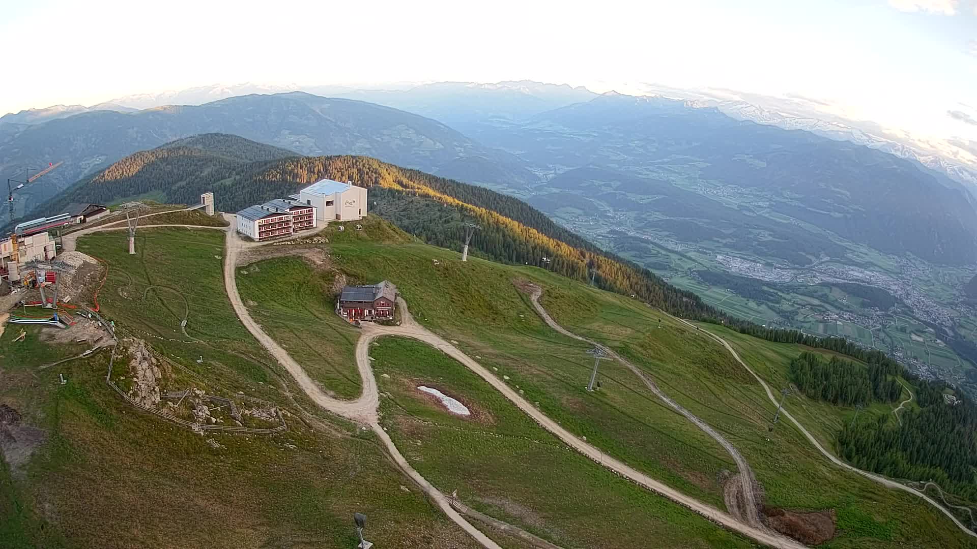 Kronplatz peak Ski resort | view to Bruneck
