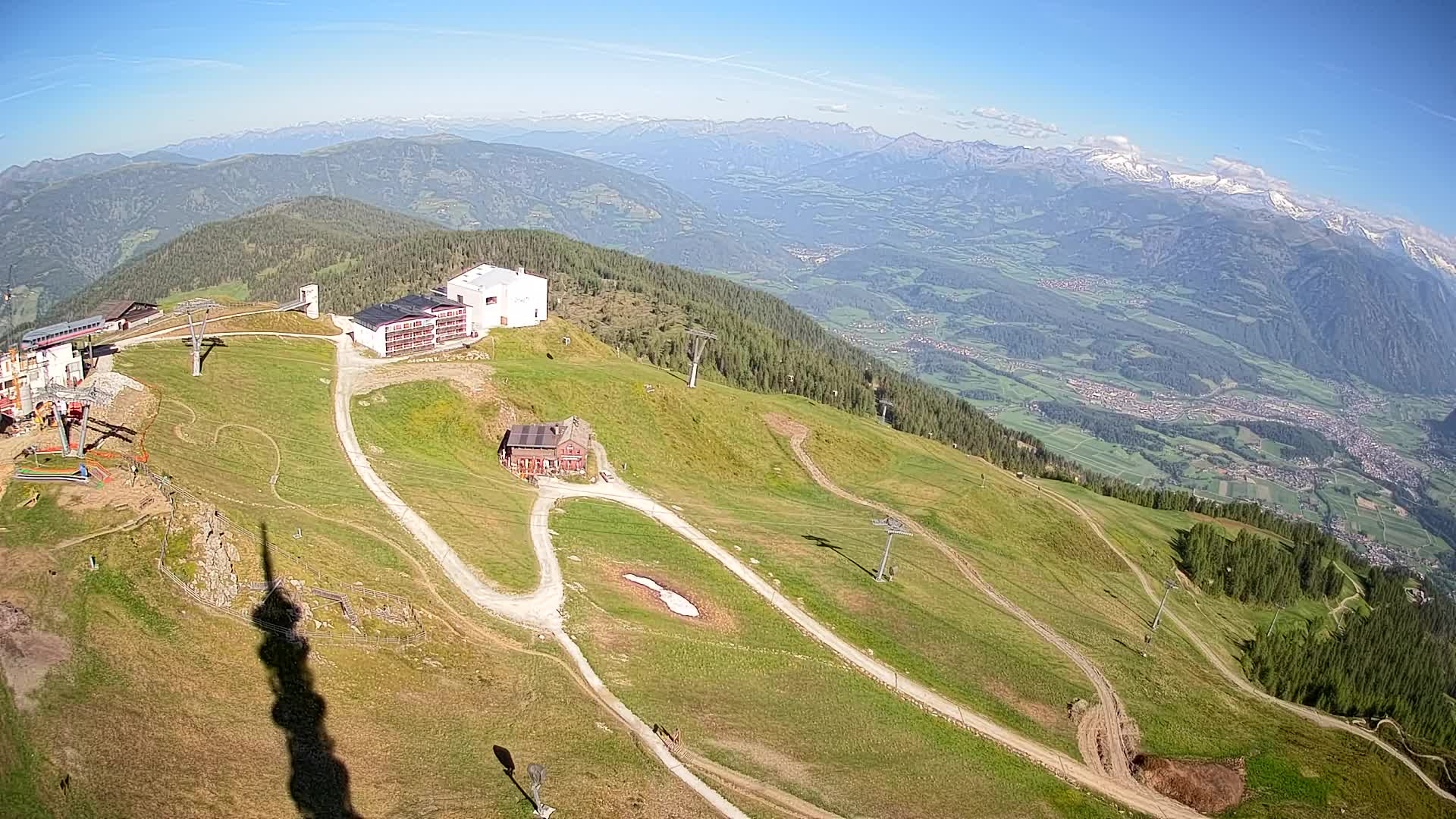 Kronplatz peak Ski resort | view to Bruneck