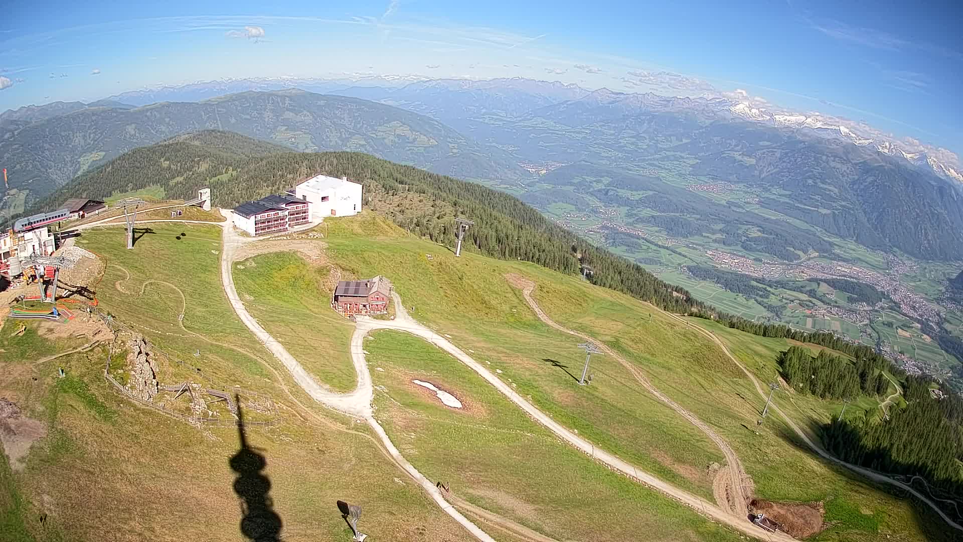 Kronplatz peak Ski resort | view to Bruneck