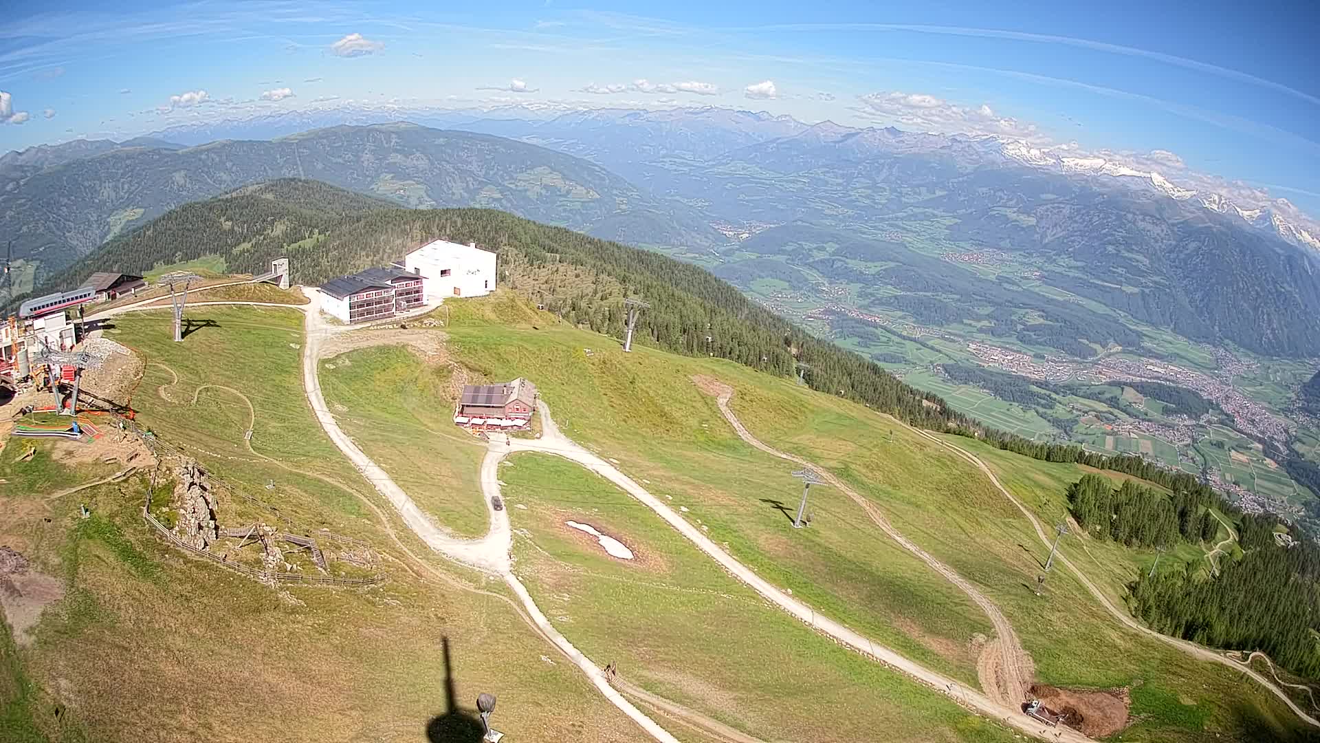 Stazione sciistica di Plan de Corones | vista su Brunico