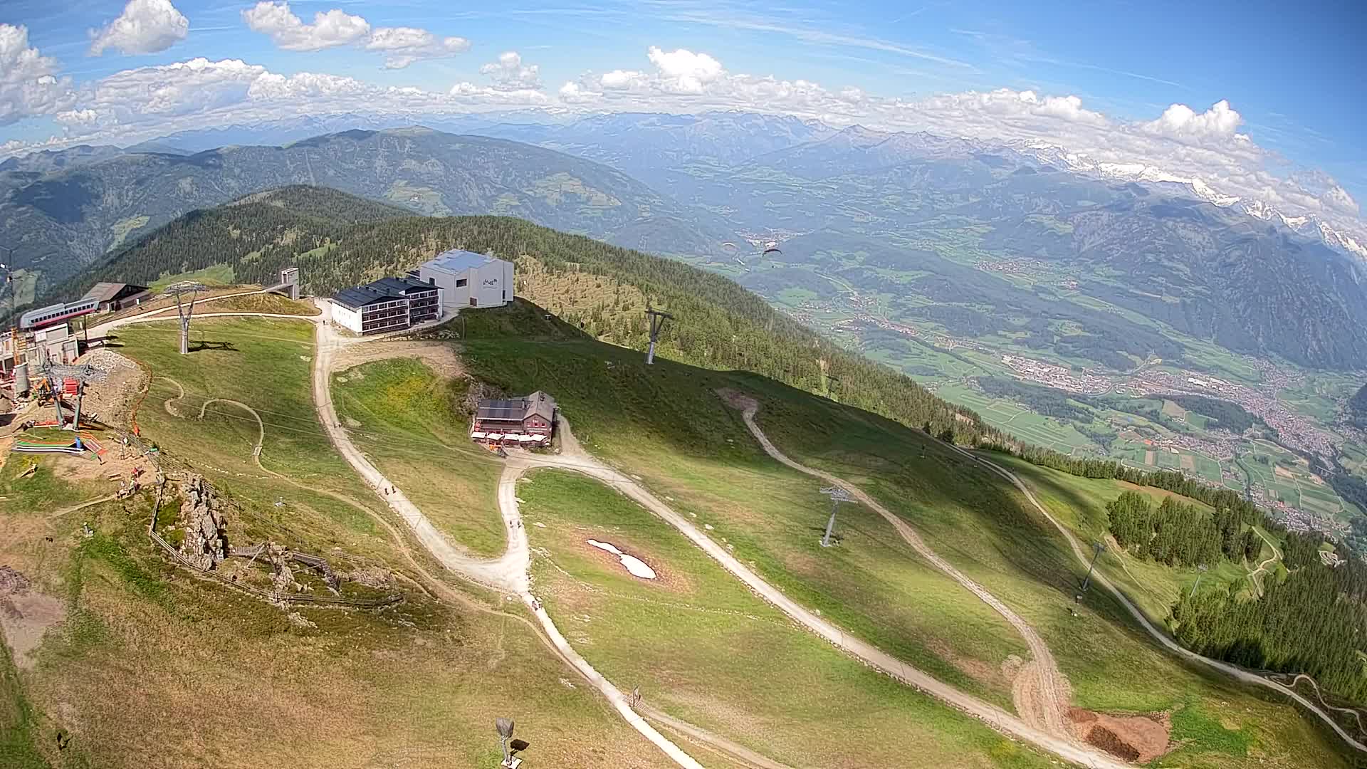 Stazione sciistica di Plan de Corones | vista su Brunico
