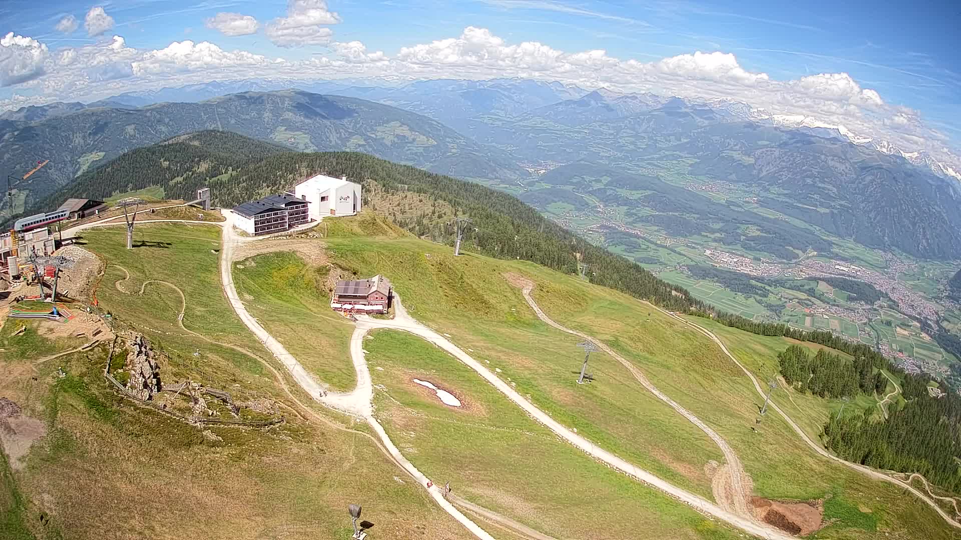 Stazione sciistica di Plan de Corones | vista su Brunico