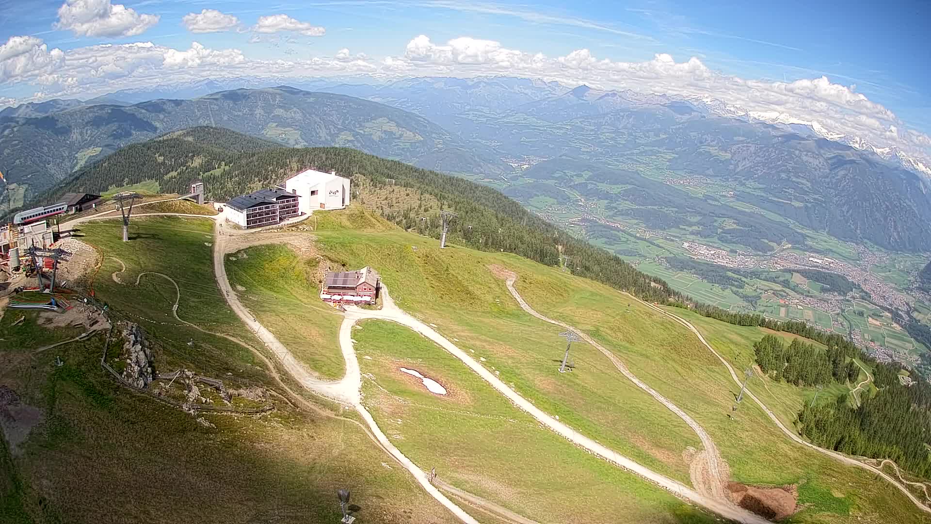Kronplatz peak Ski resort | view to Bruneck