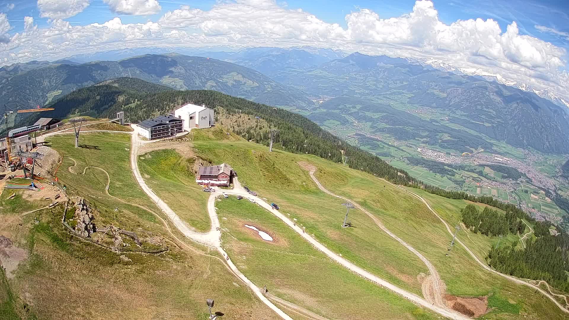 Kronplatz peak Ski resort | view to Bruneck