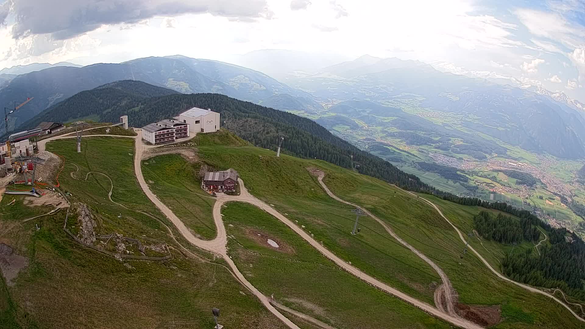 Smučišče Kronplatz – vrh | pogled na Bruneck