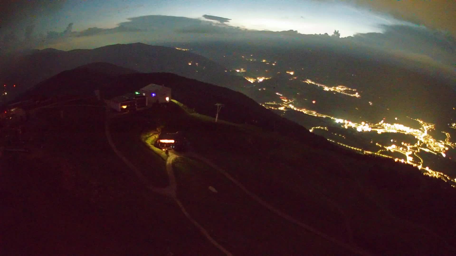 Kronplatz peak Ski resort | view to Bruneck