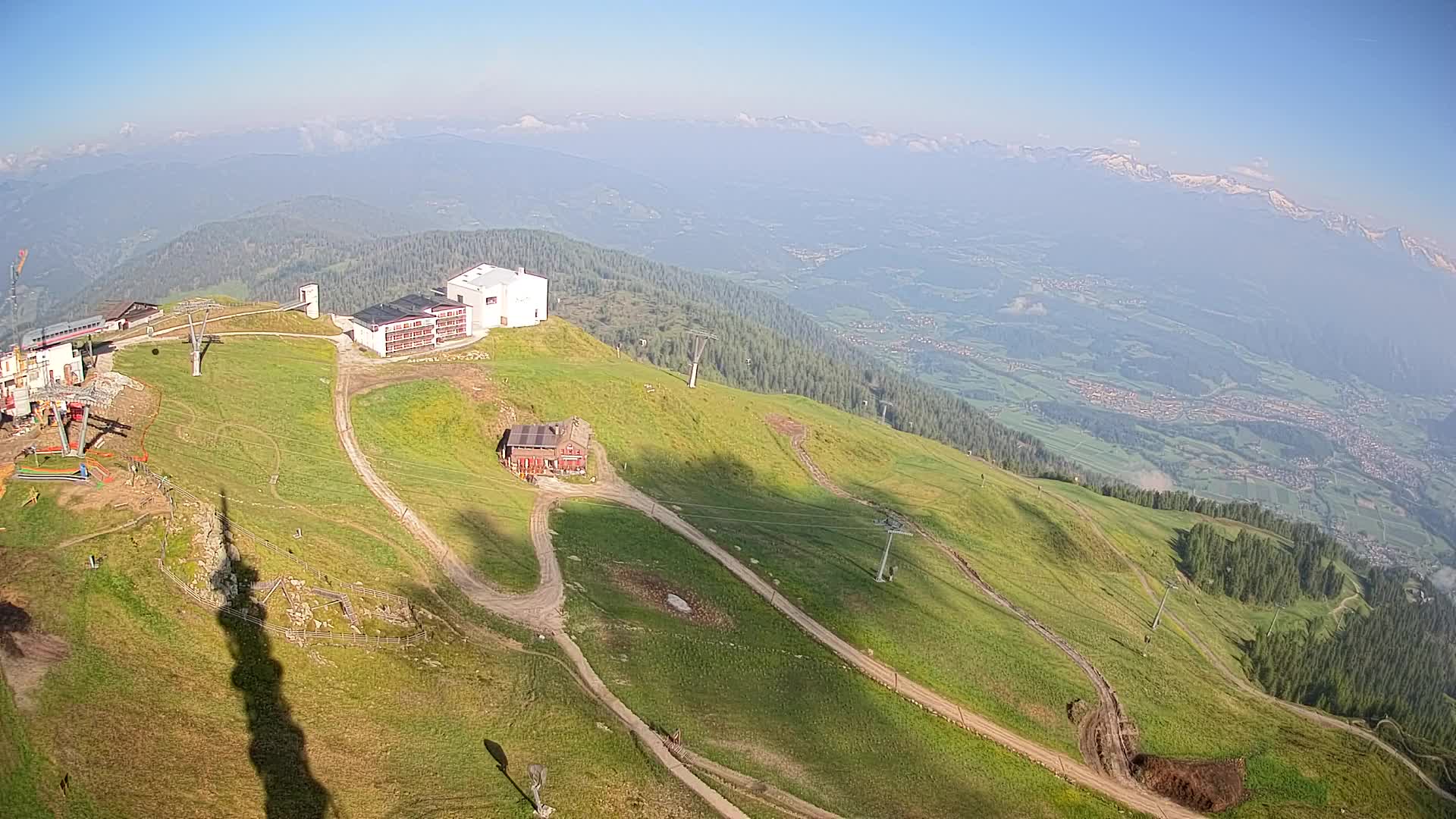 Kronplatz peak Ski resort | view to Bruneck
