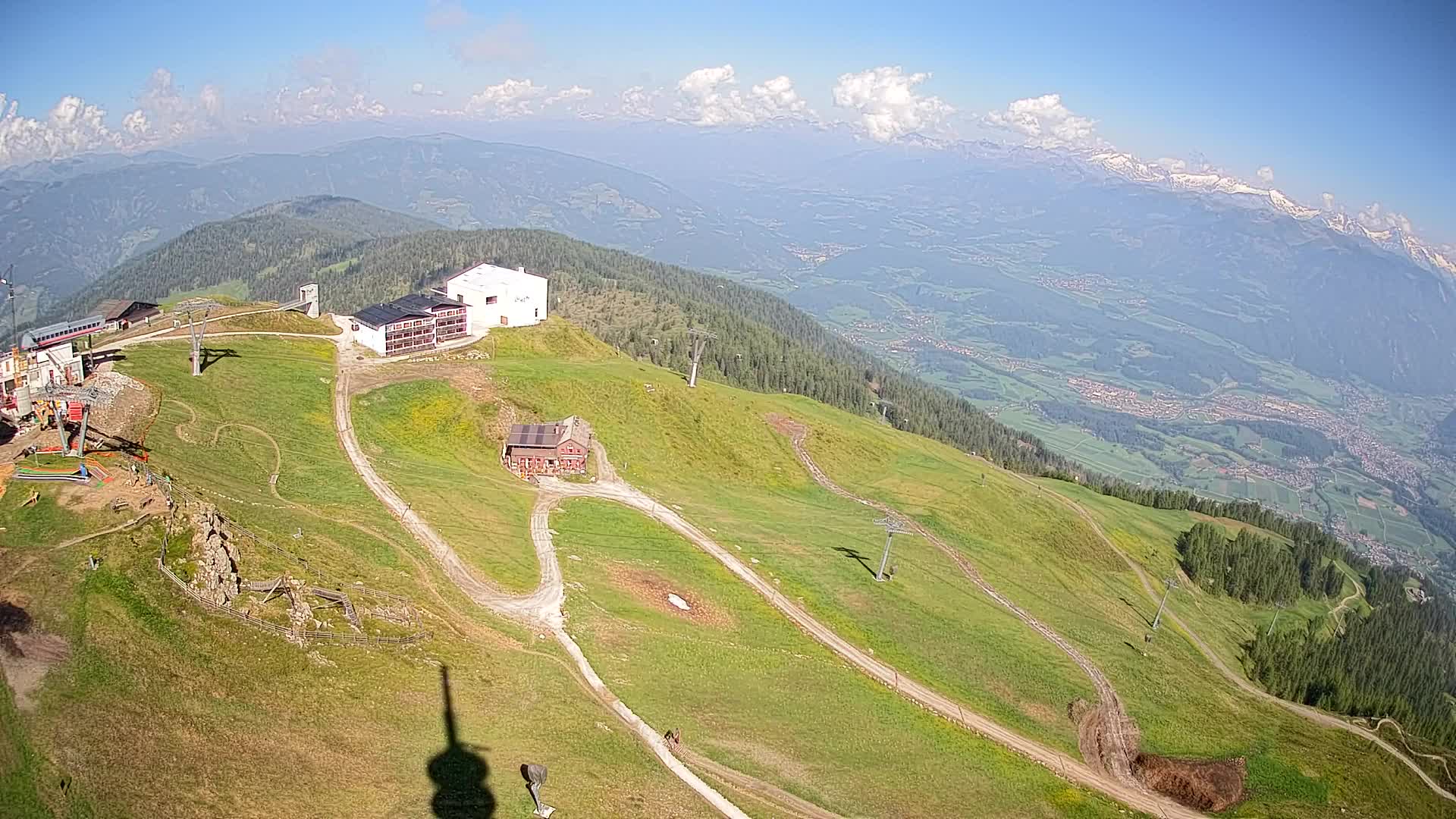 Kronplatz peak Ski resort | view to Bruneck