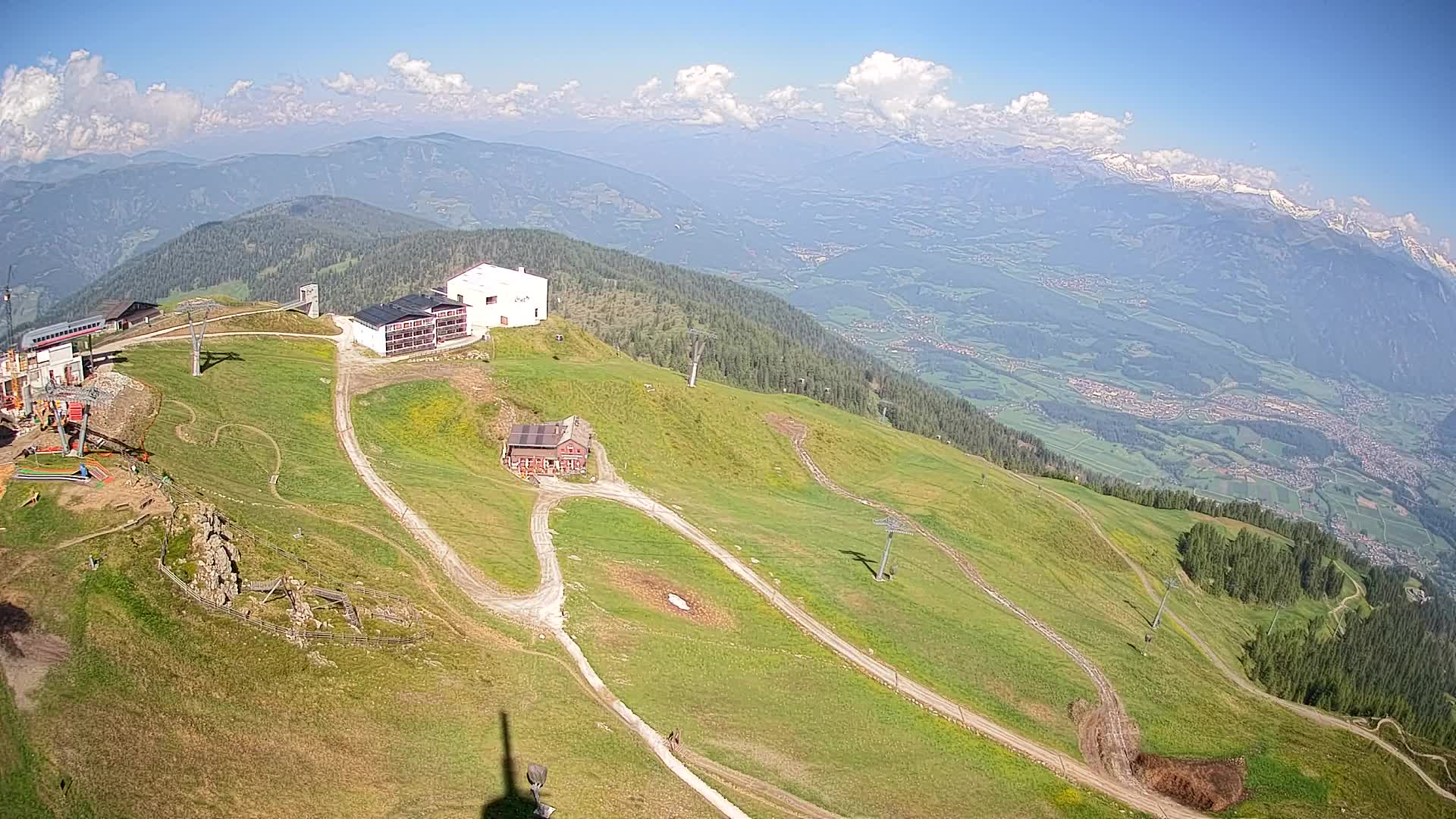 Kronplatz peak Ski resort | view to Bruneck