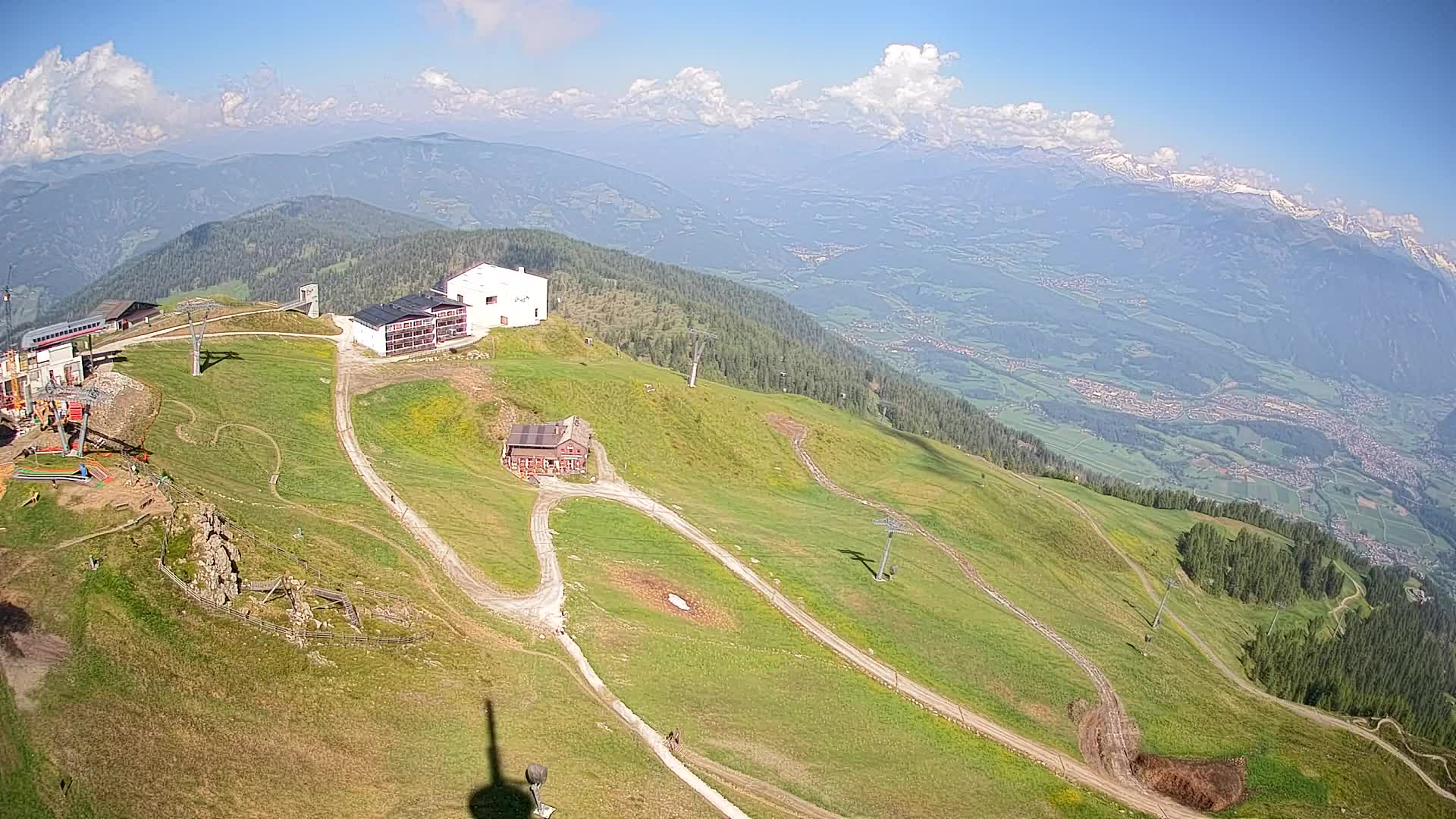 Kronplatz peak Ski resort | view to Bruneck