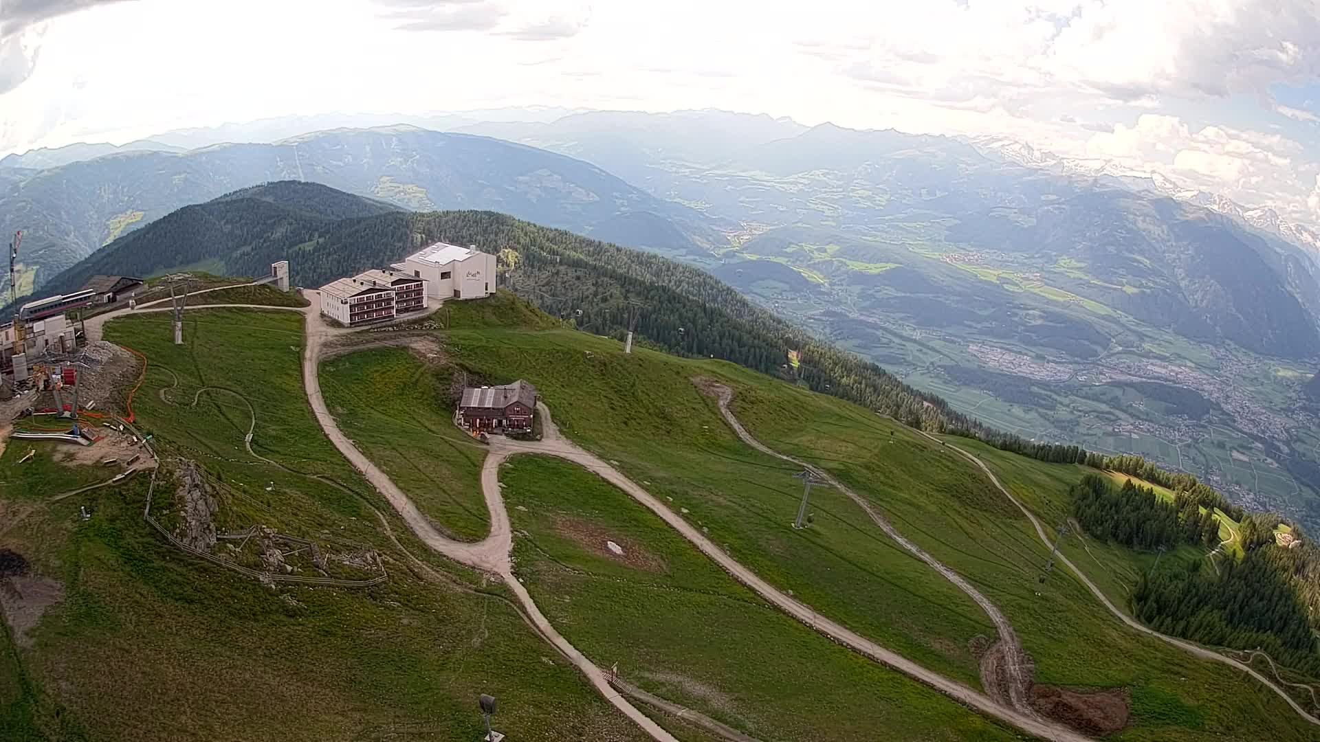Smučišče Kronplatz – vrh | pogled na Bruneck