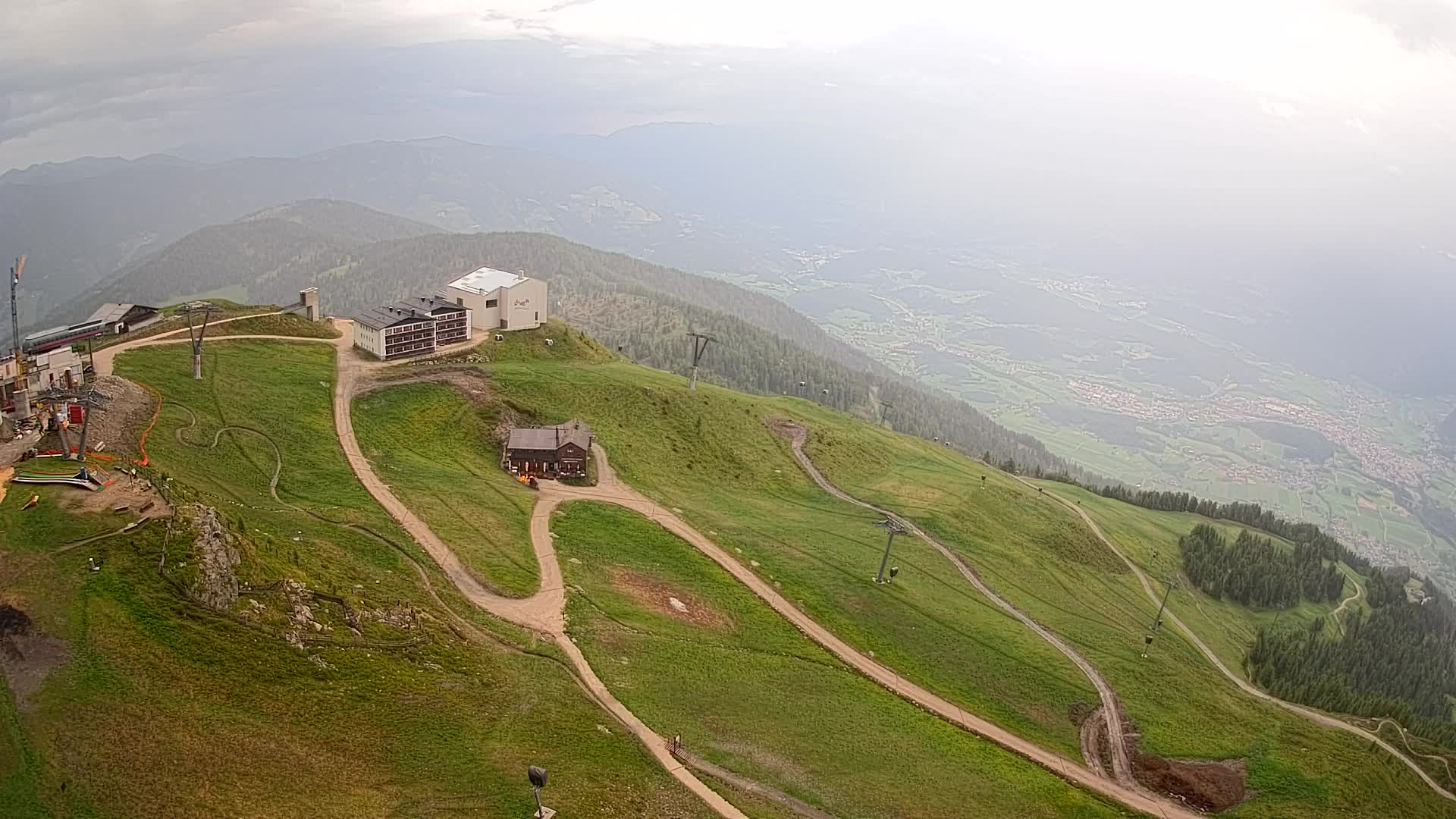Smučišče Kronplatz – vrh | pogled na Bruneck
