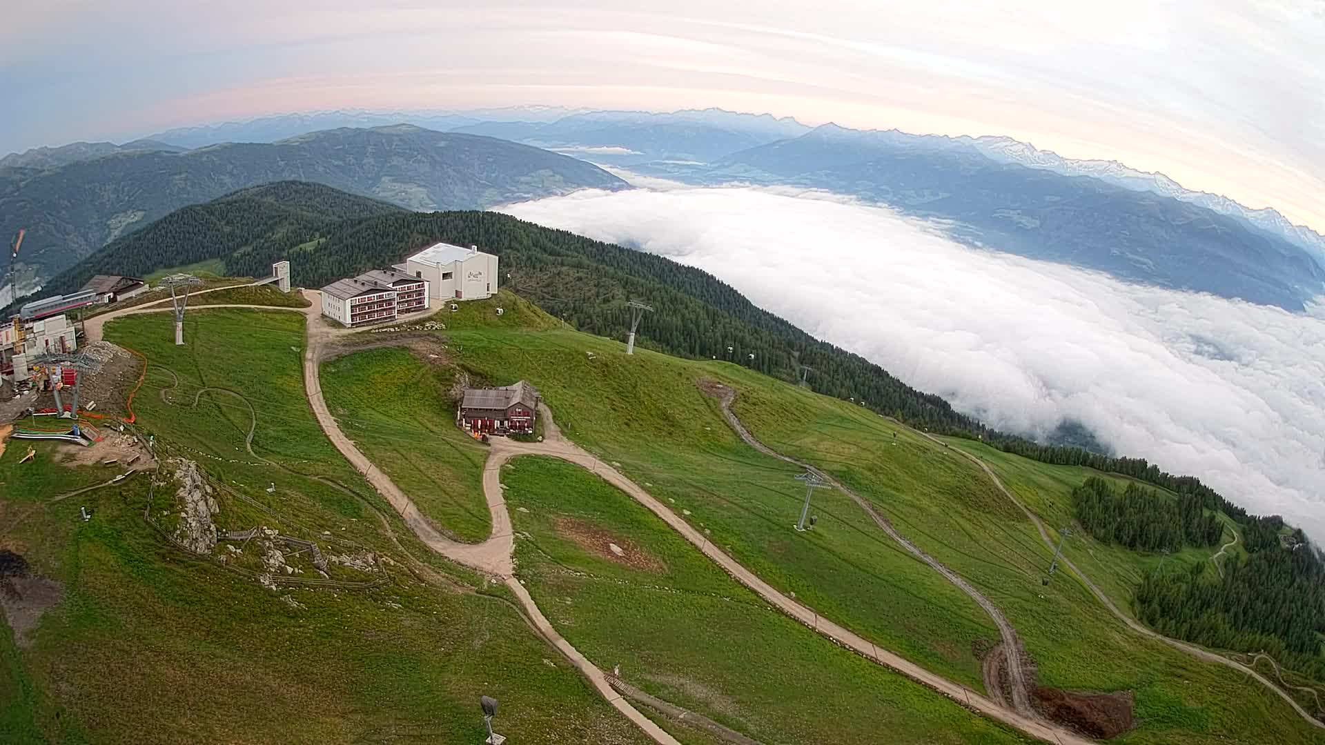 Smučišče Kronplatz – vrh | pogled na Bruneck