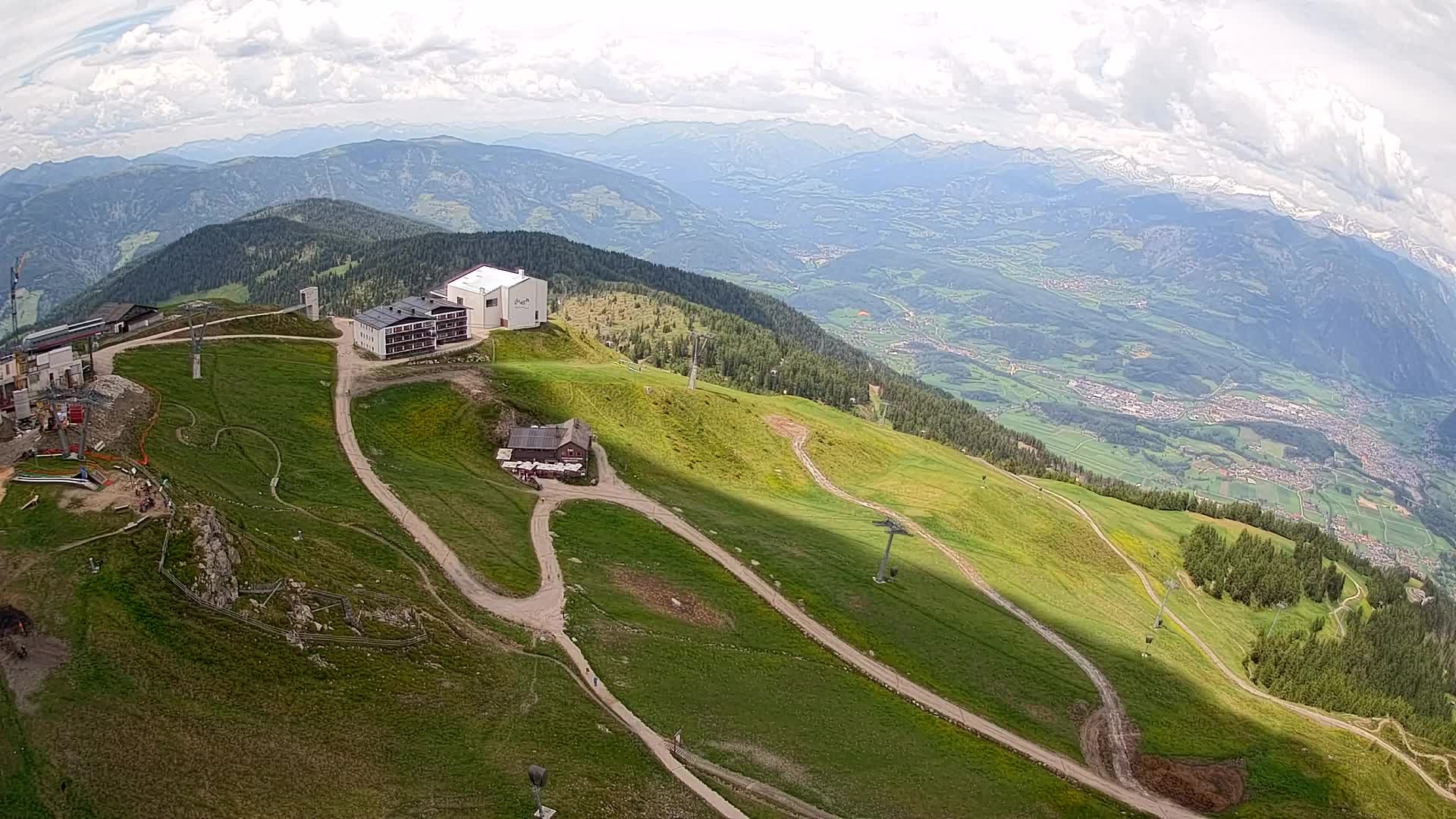 Smučišče Kronplatz – vrh | pogled na Bruneck