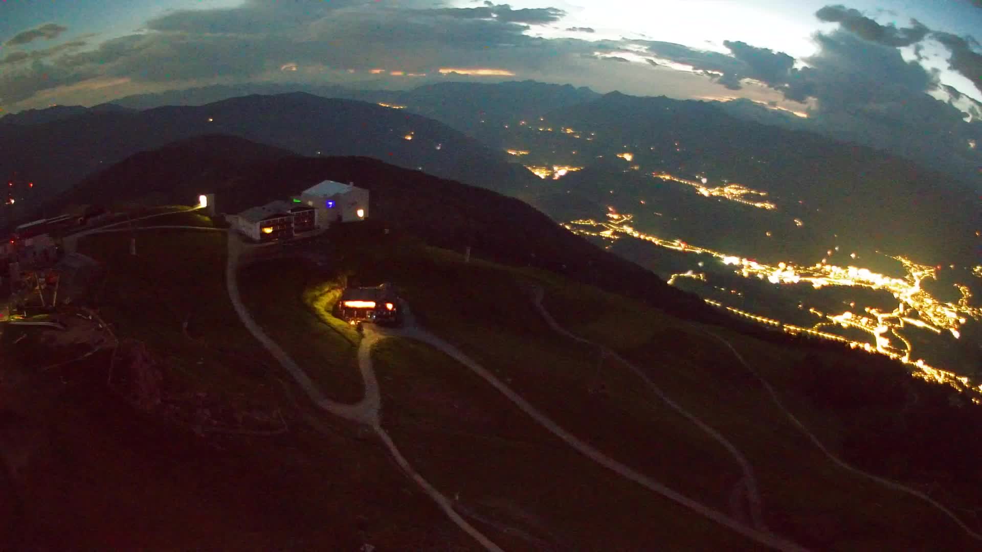 Kronplatz peak Ski resort | view to Bruneck