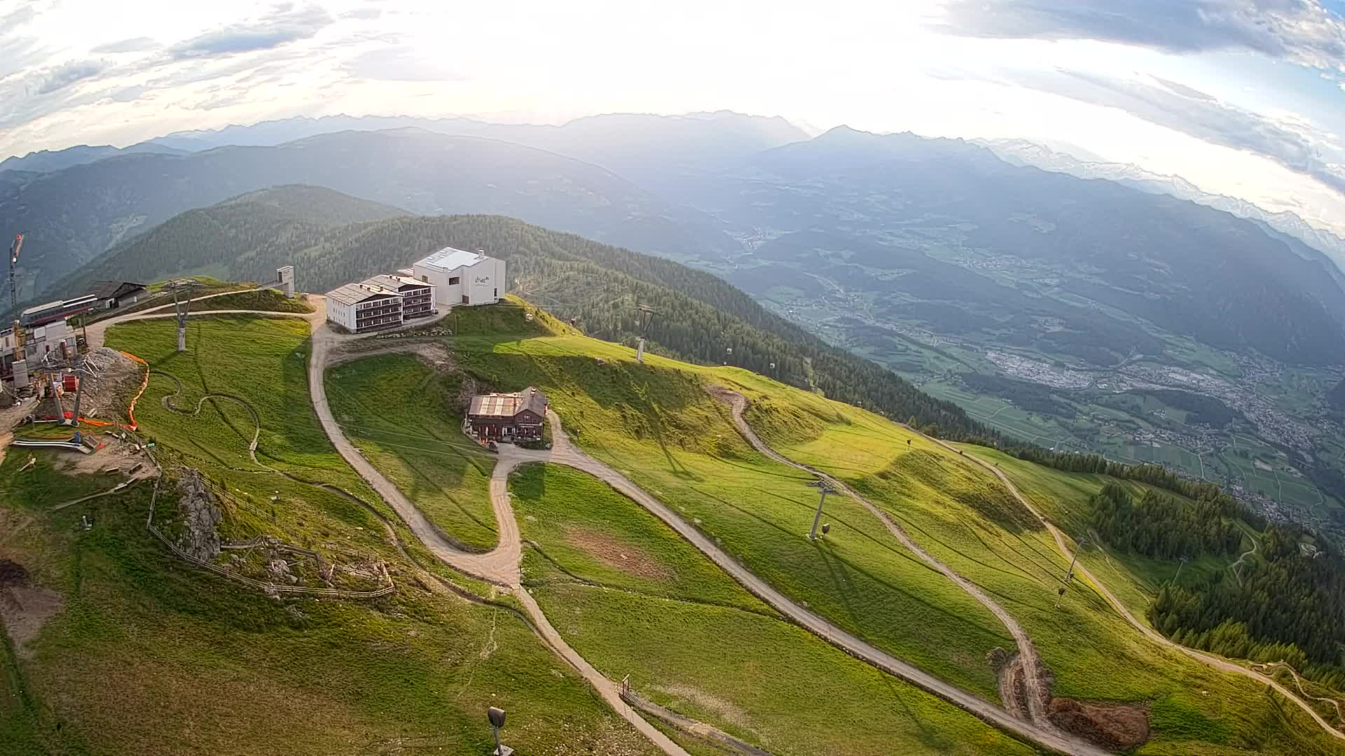 Smučišče Kronplatz – vrh | pogled na Bruneck