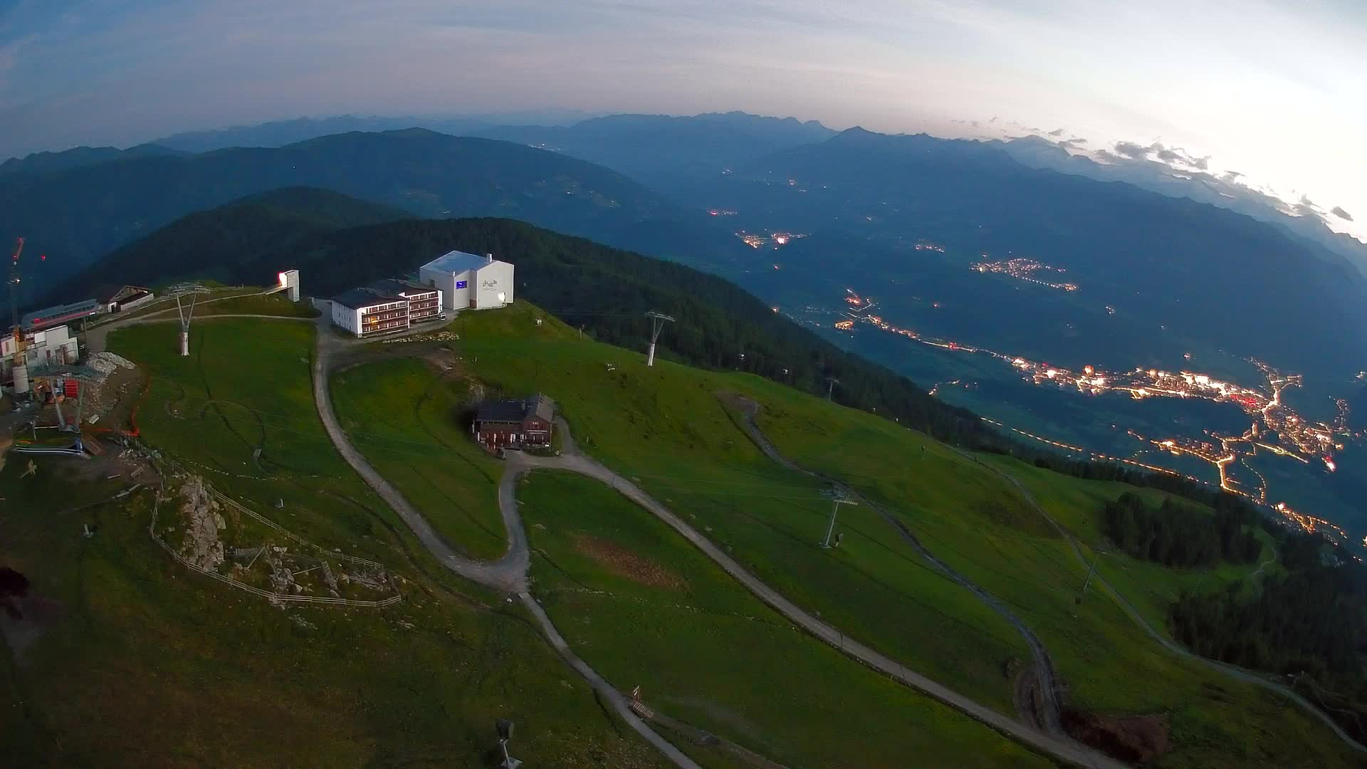 Kronplatz peak Ski resort | view to Bruneck