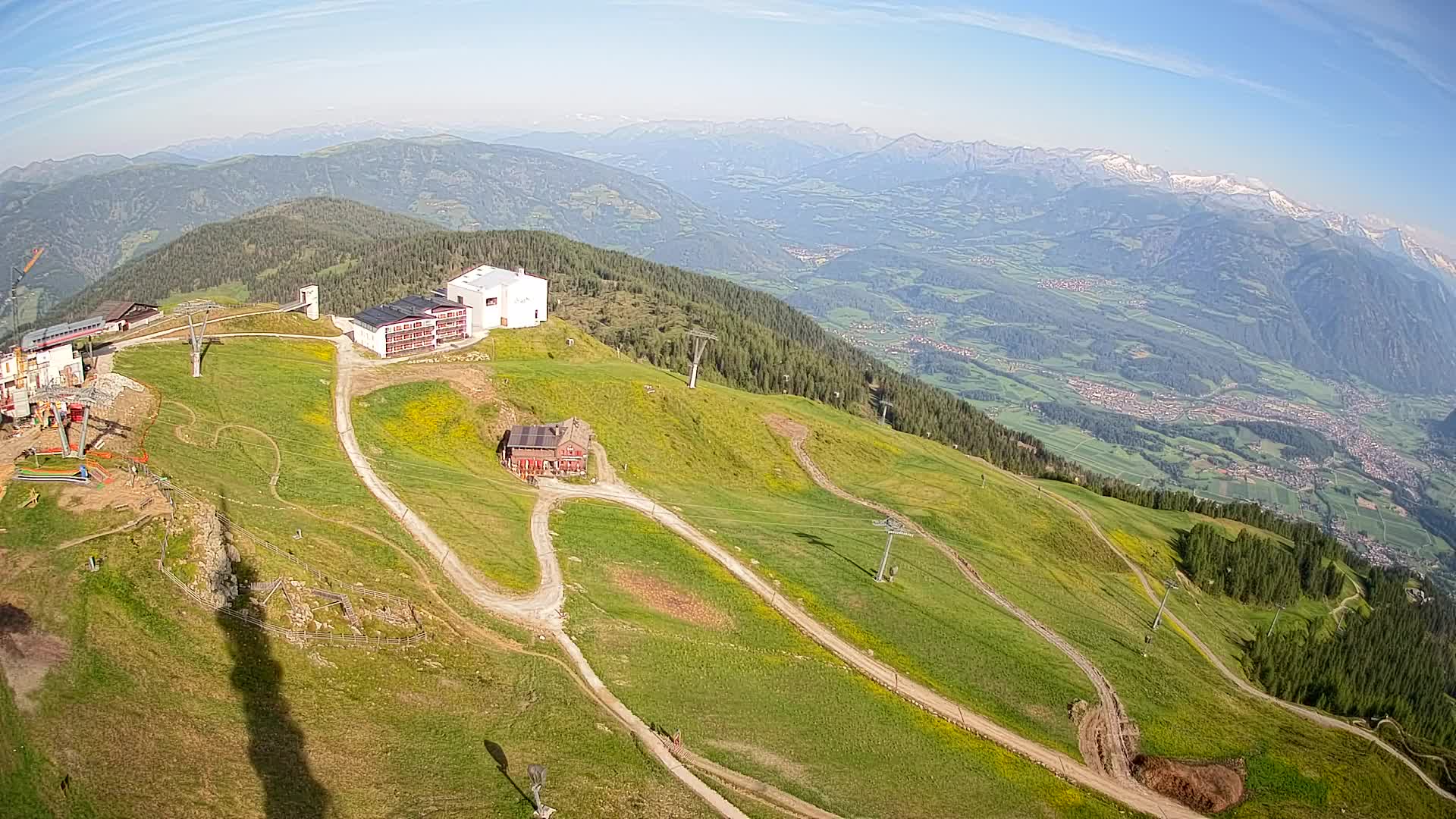 Kronplatz peak Ski resort | view to Bruneck