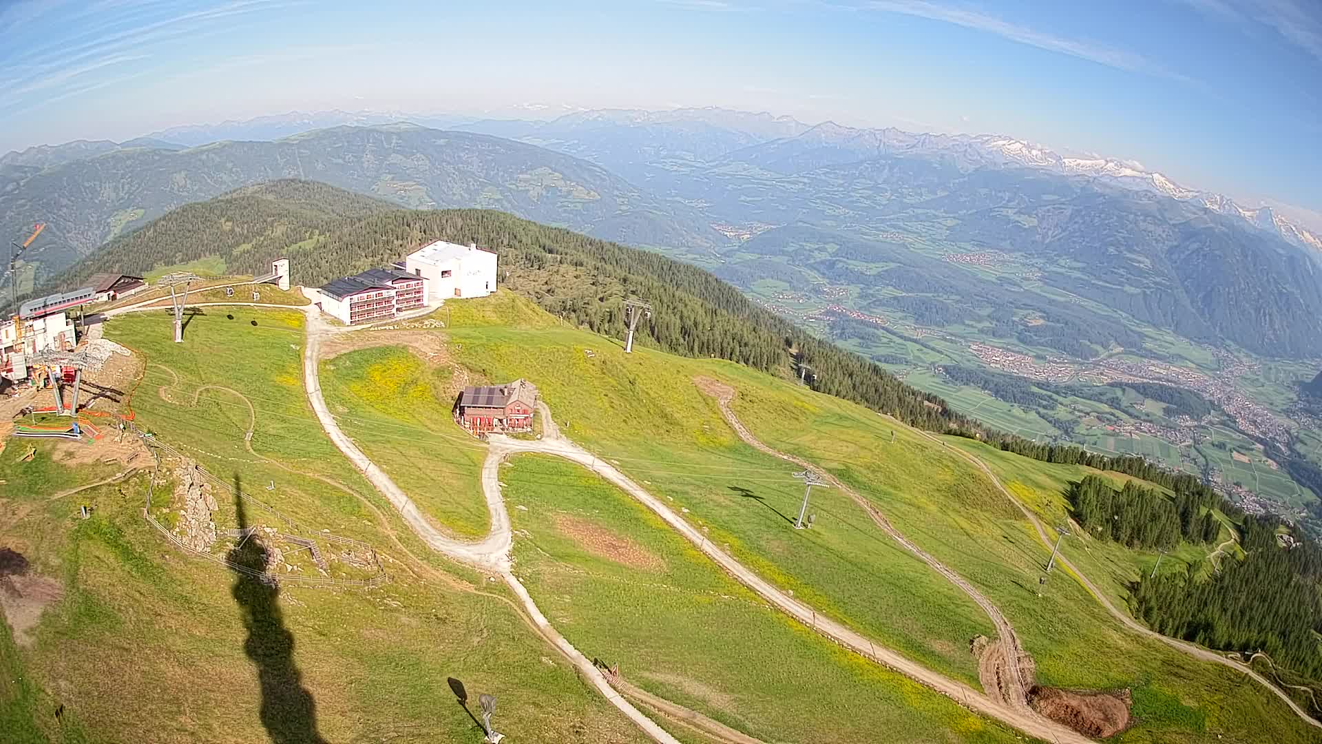 Kronplatz peak Ski resort | view to Bruneck