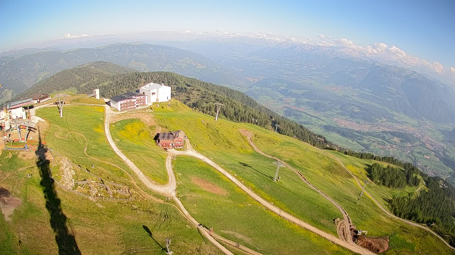 Smučišče Kronplatz – vrh | pogled na Bruneck