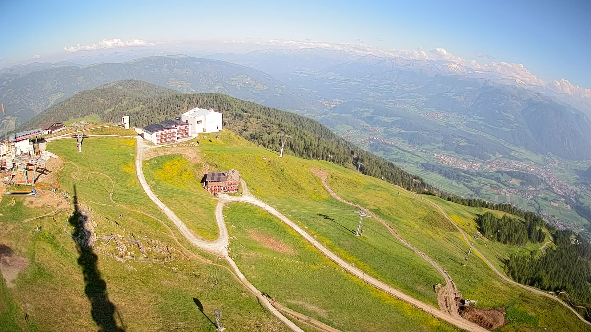Kronplatz peak Ski resort | view to Bruneck