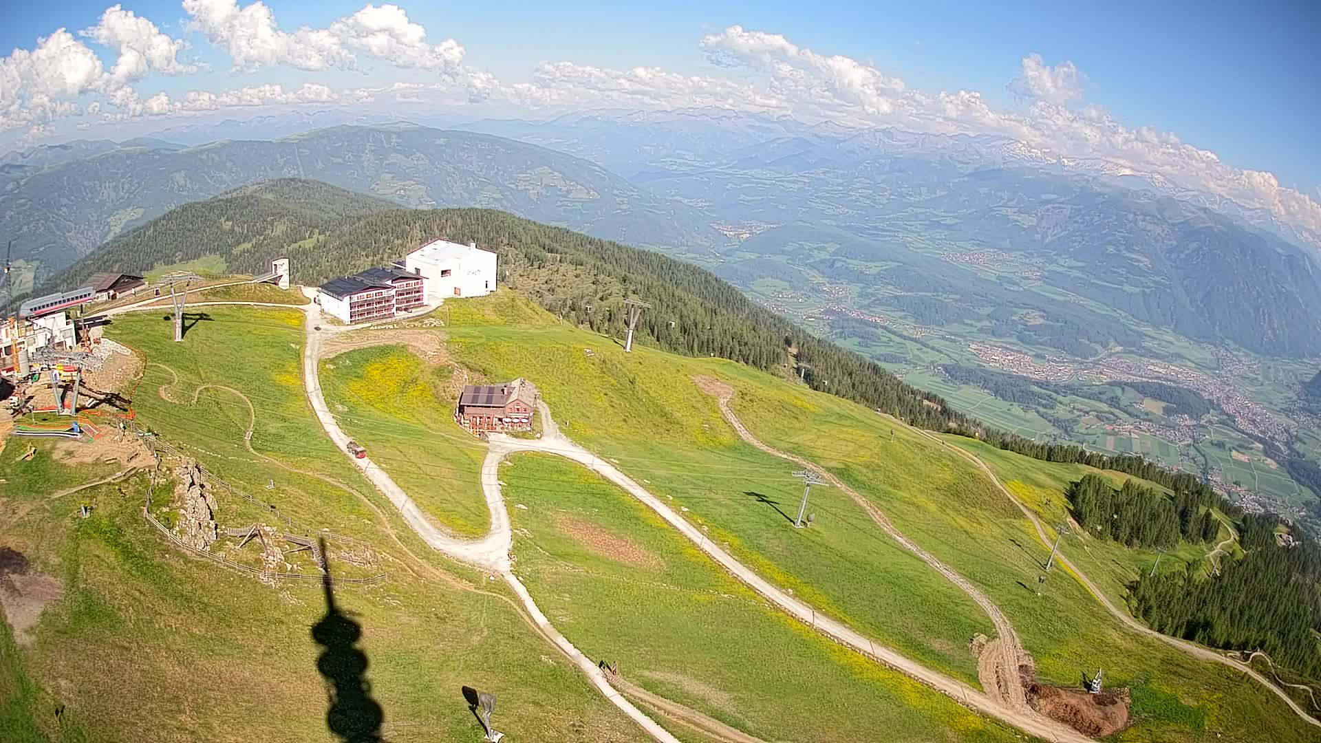 Kronplatz peak Ski resort | view to Bruneck