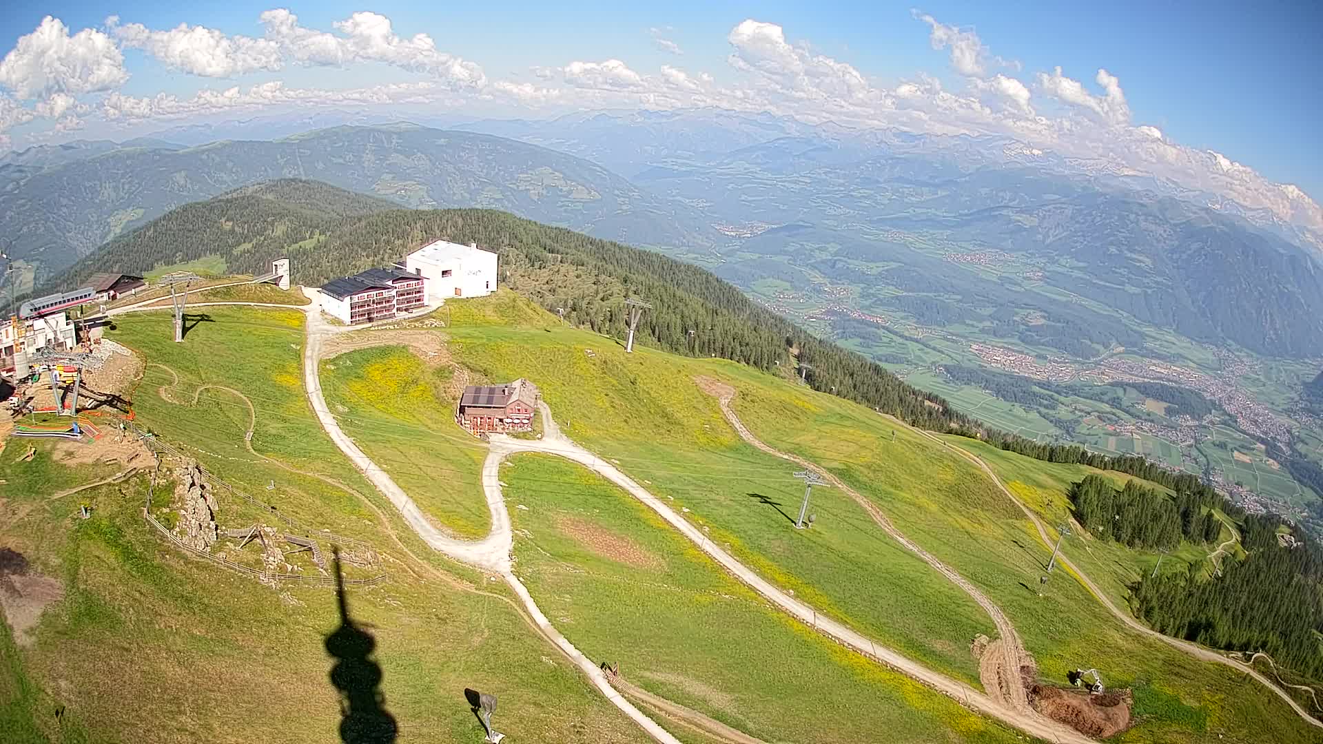 Smučišče Kronplatz – vrh | pogled na Bruneck