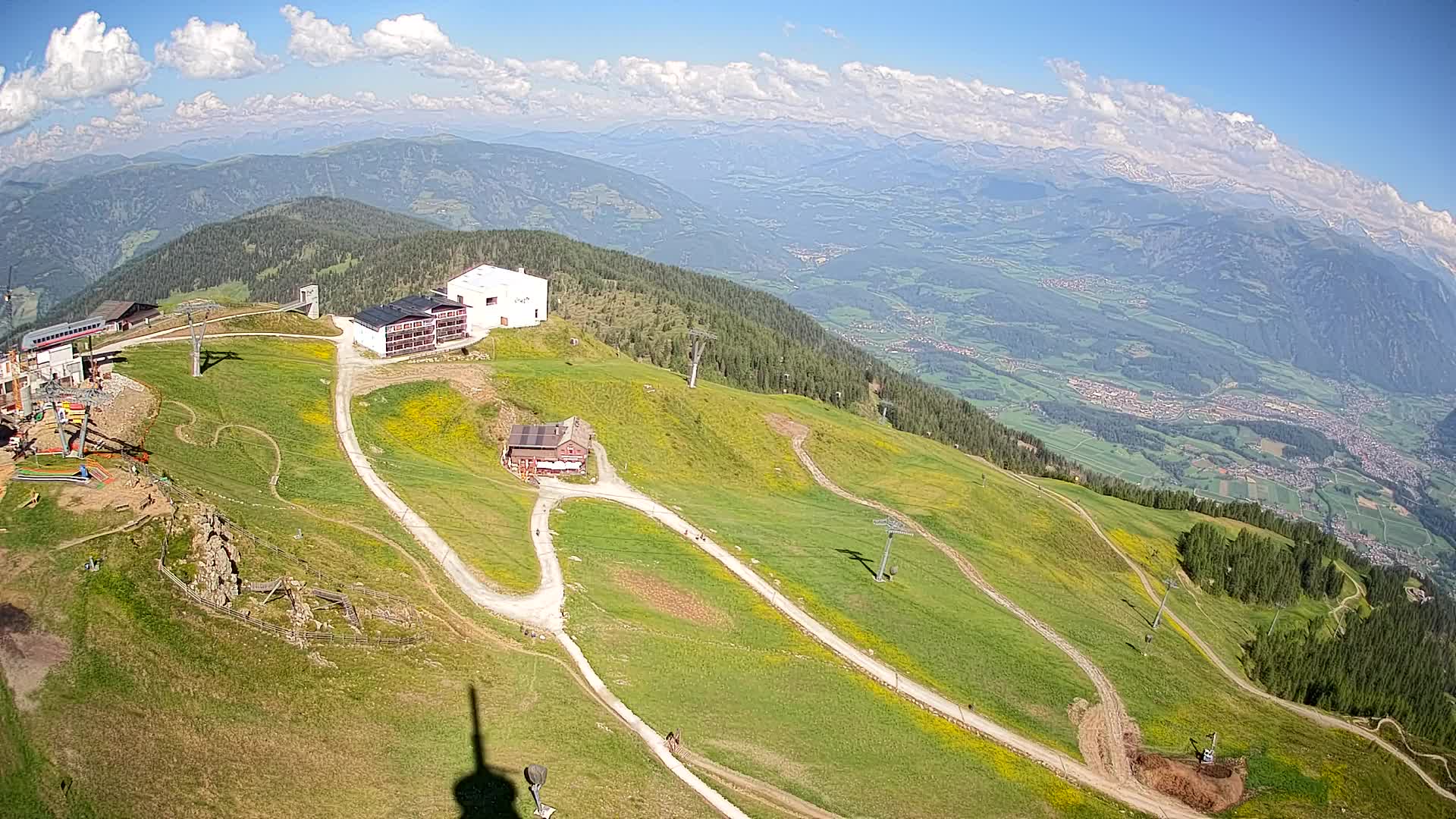 Kronplatz peak Ski resort | view to Bruneck