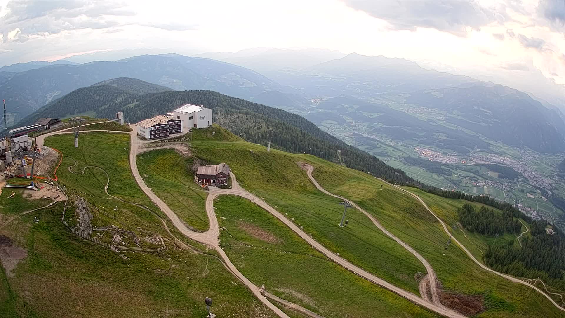 Smučišče Kronplatz – vrh | pogled na Bruneck
