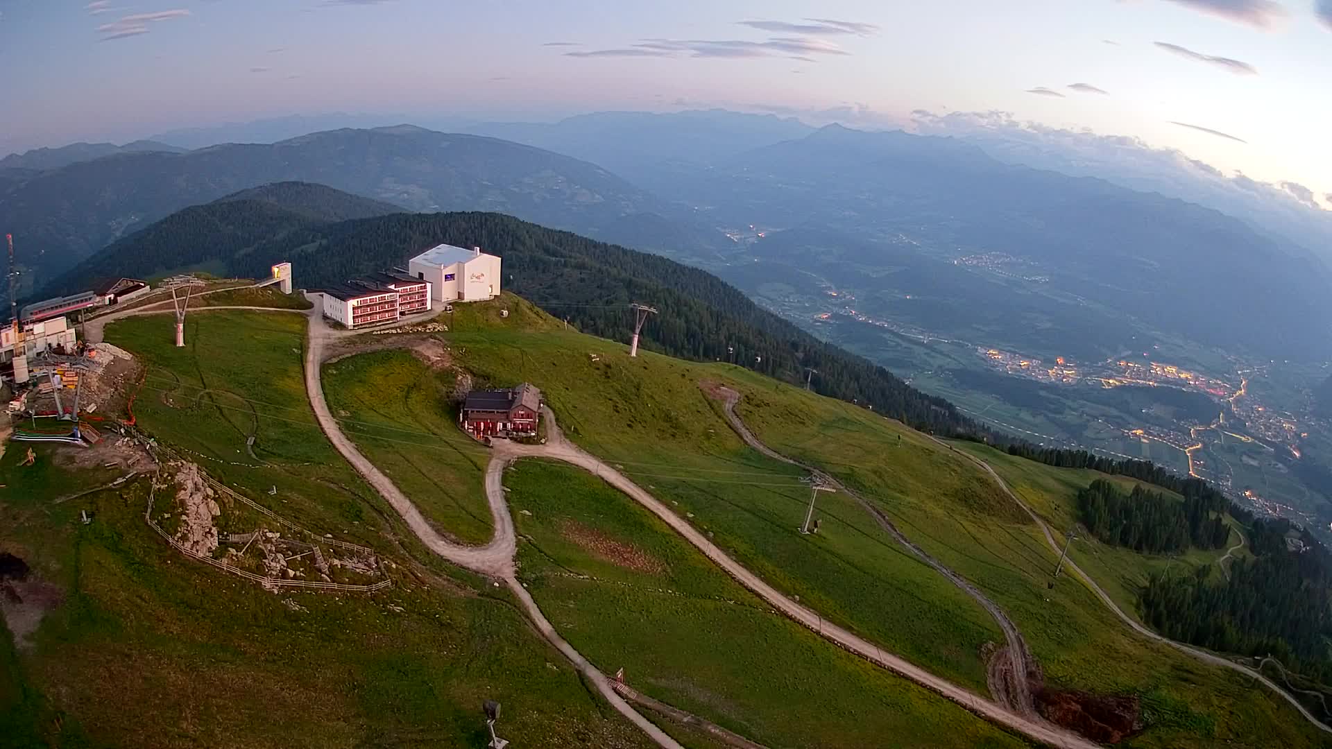 Kronplatz peak Ski resort | view to Bruneck