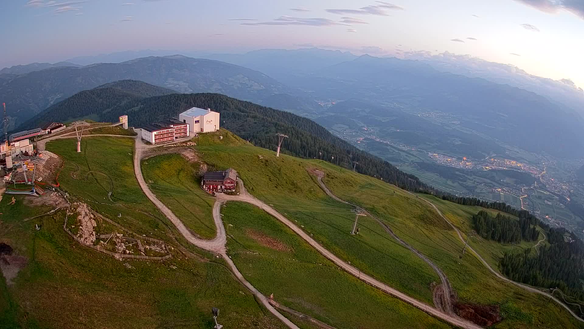 Kronplatz peak Ski resort | view to Bruneck