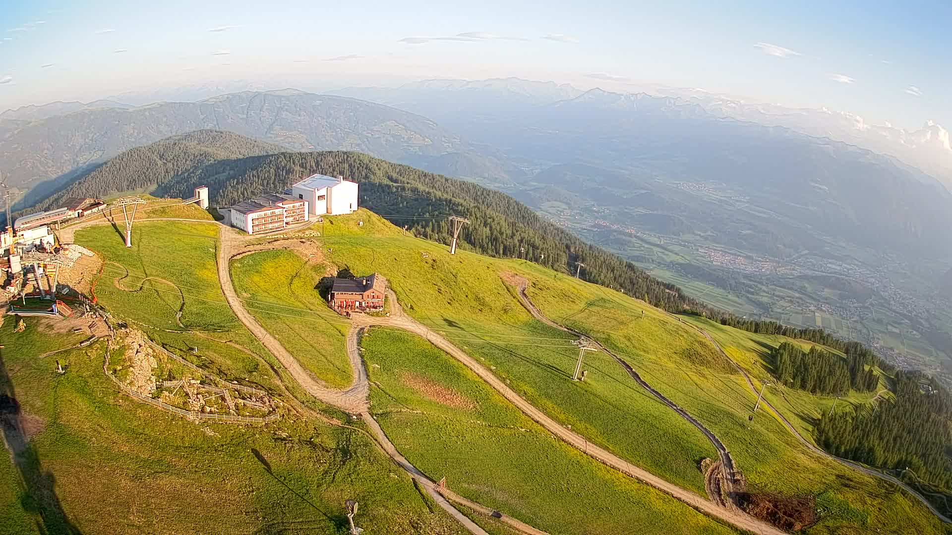 Smučišče Kronplatz – vrh | pogled na Bruneck