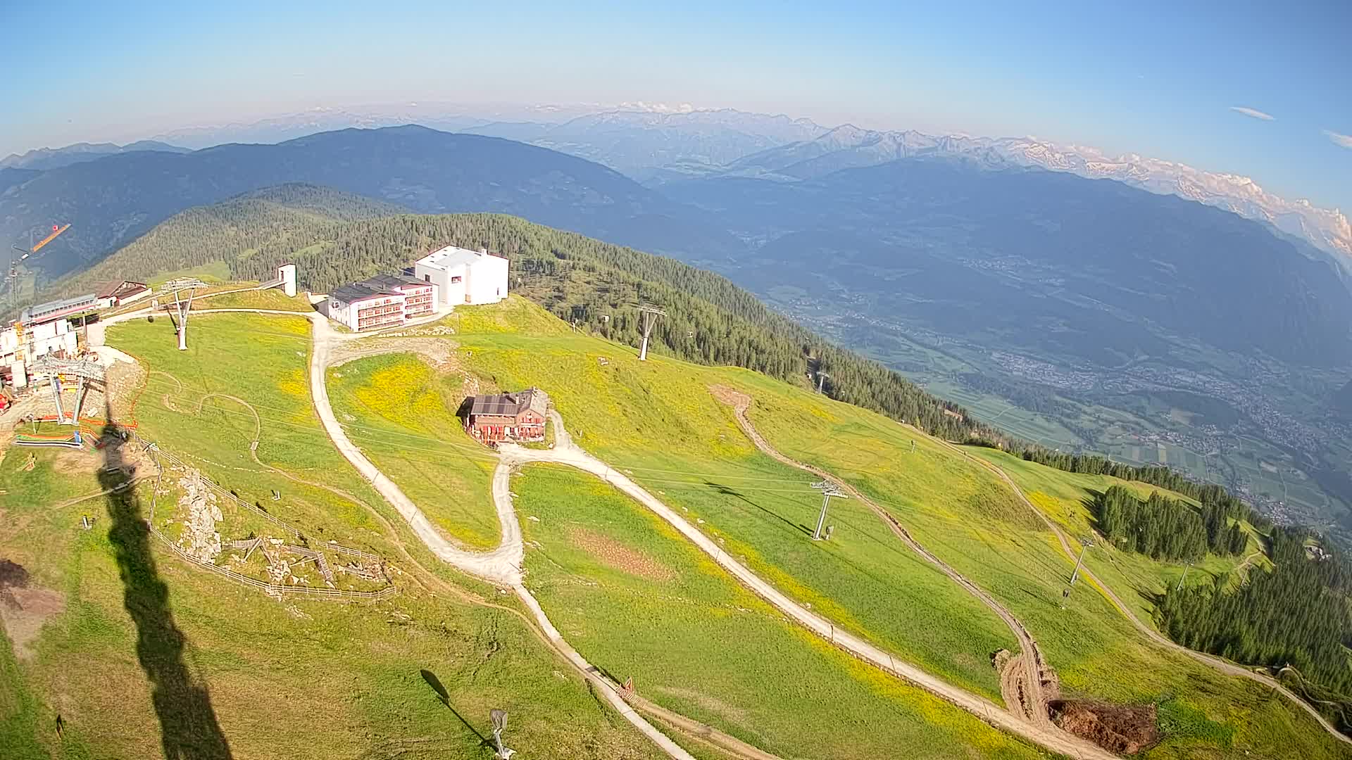 Kronplatz peak Ski resort | view to Bruneck